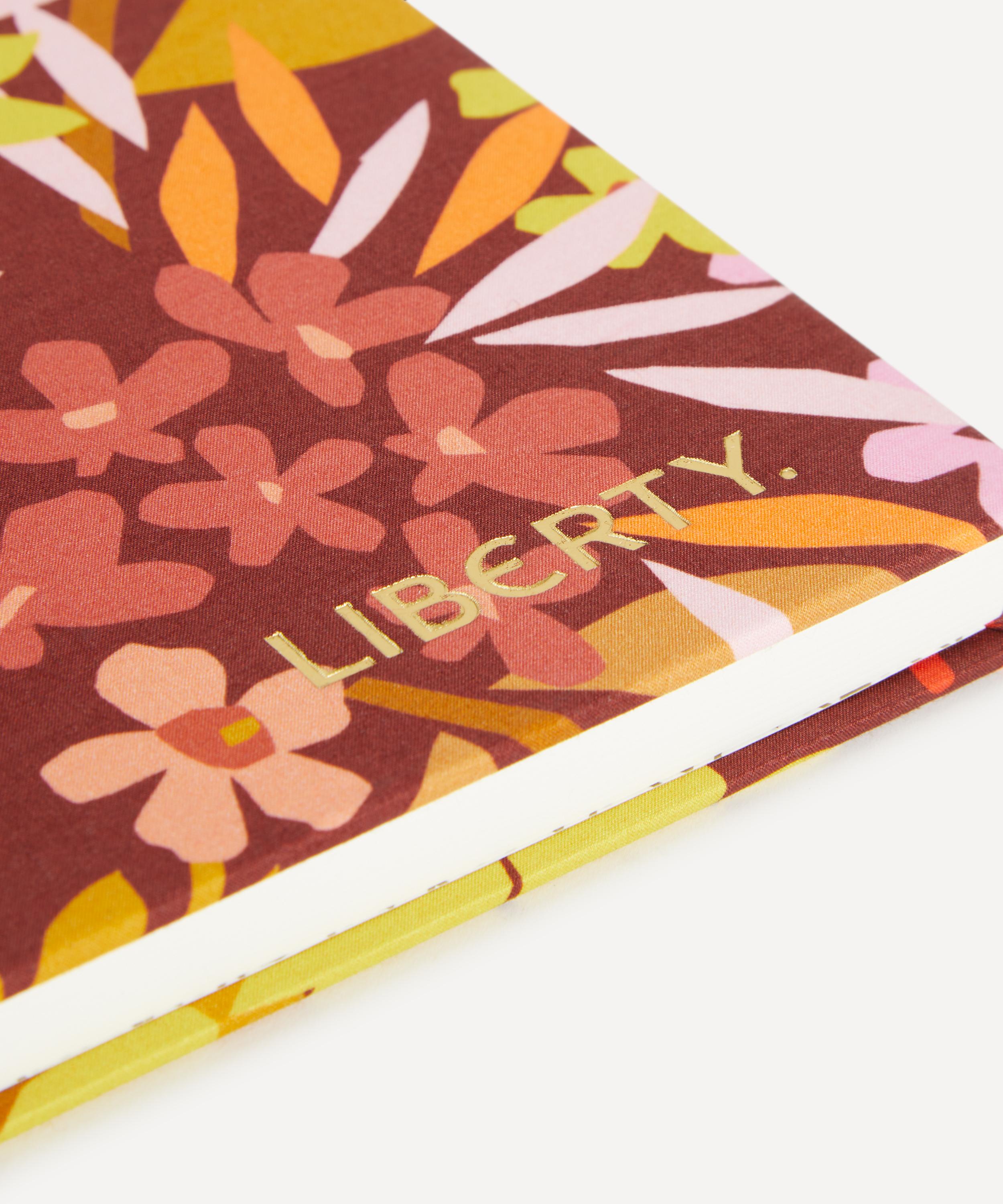 Liberty - Papercut Petals Liberty Morocco Silk A5 Lined Notebook image number 3