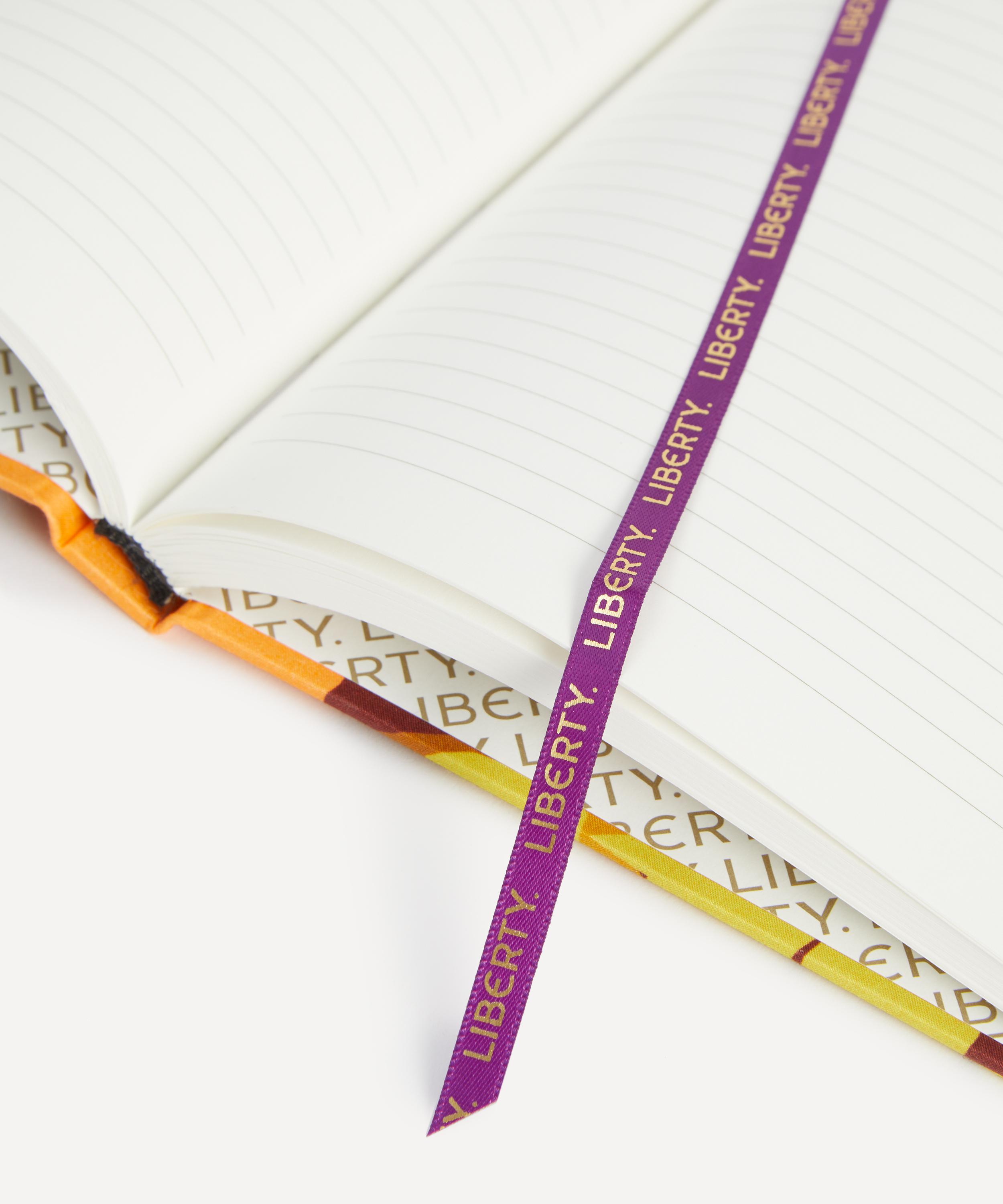 Liberty - Papercut Petals Liberty Morocco Silk A5 Lined Notebook image number 4