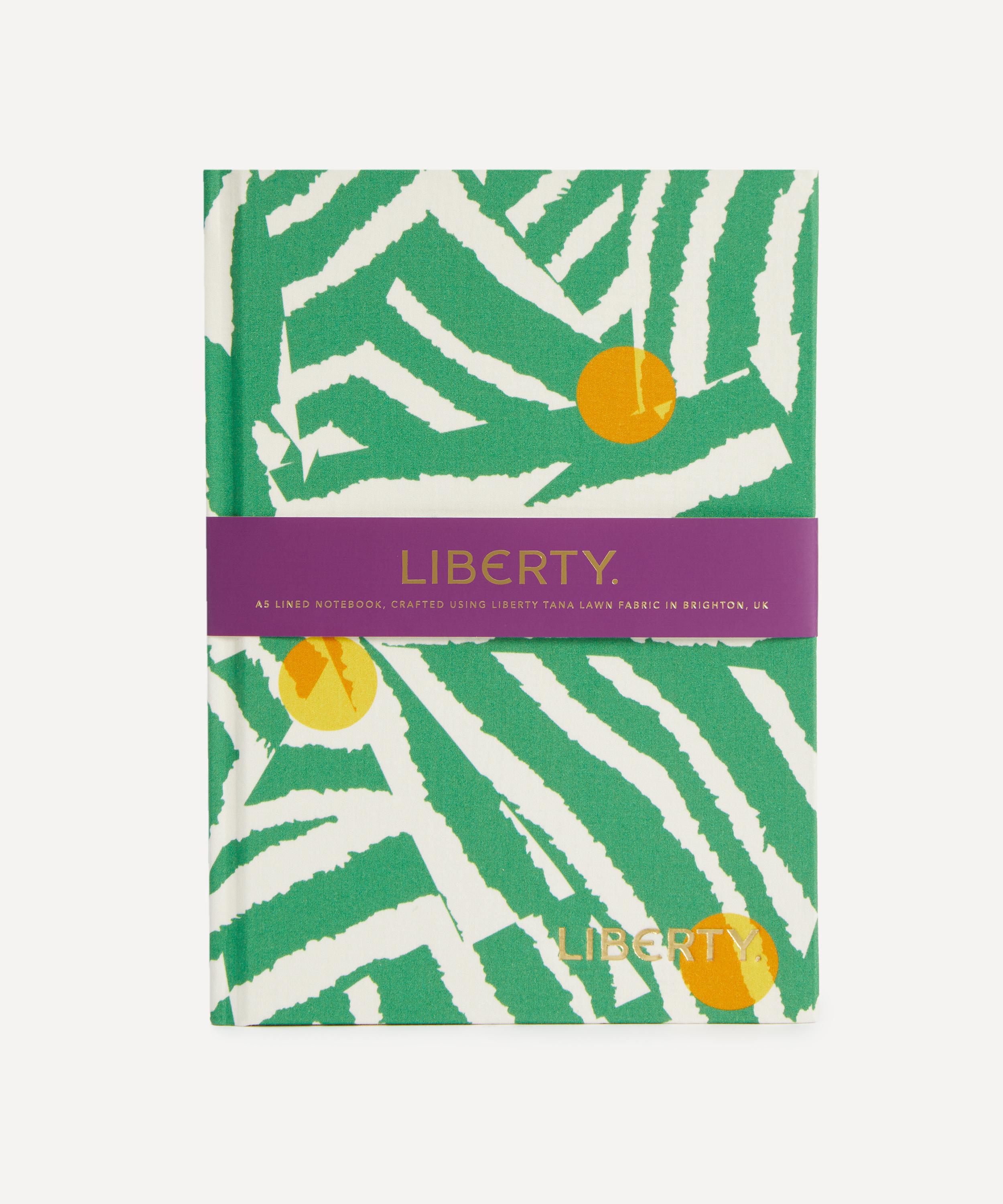 Liberty - Patchwork Zebra Liberty Morocco Silk A5 Lined Notebook