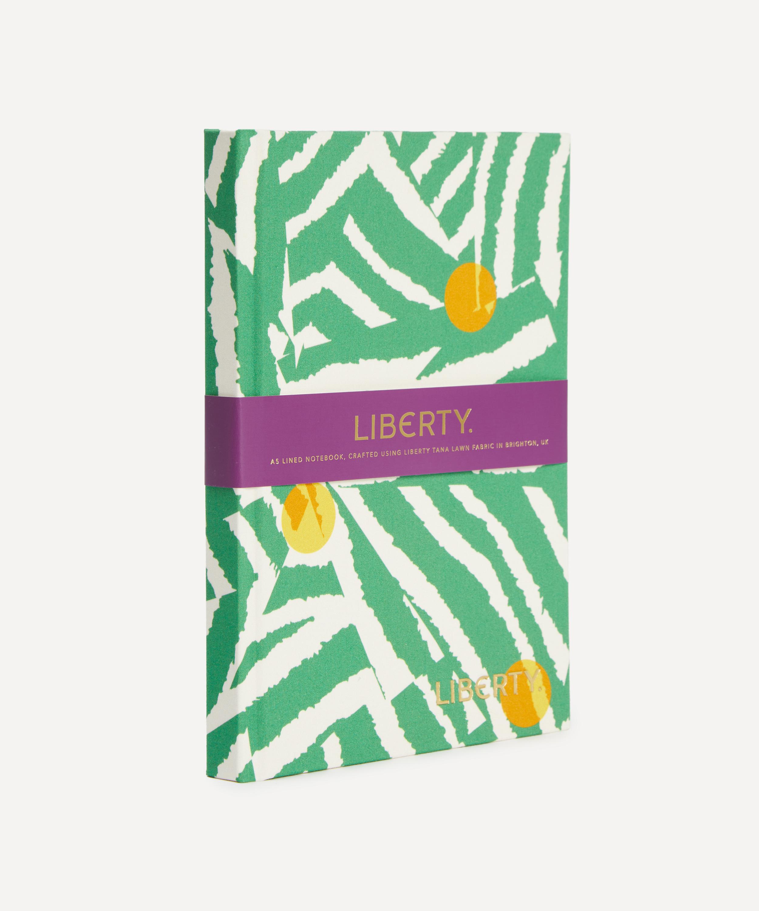Liberty - Patchwork Zebra Liberty Morocco Silk A5 Lined Notebook image number 1