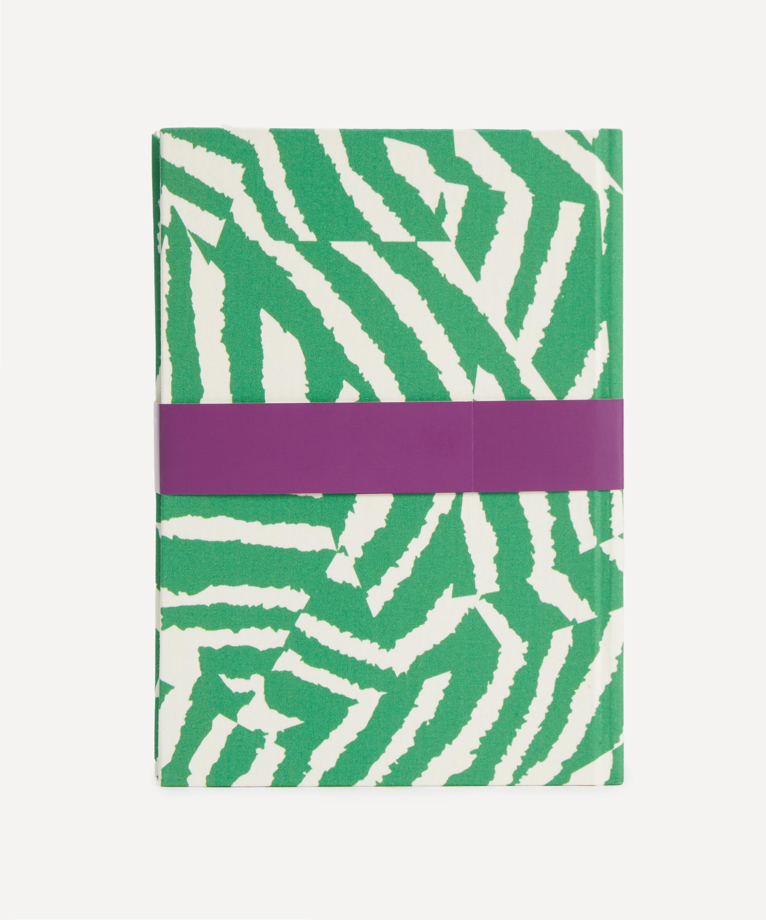 Liberty - Patchwork Zebra Liberty Morocco Silk A5 Lined Notebook image number 2