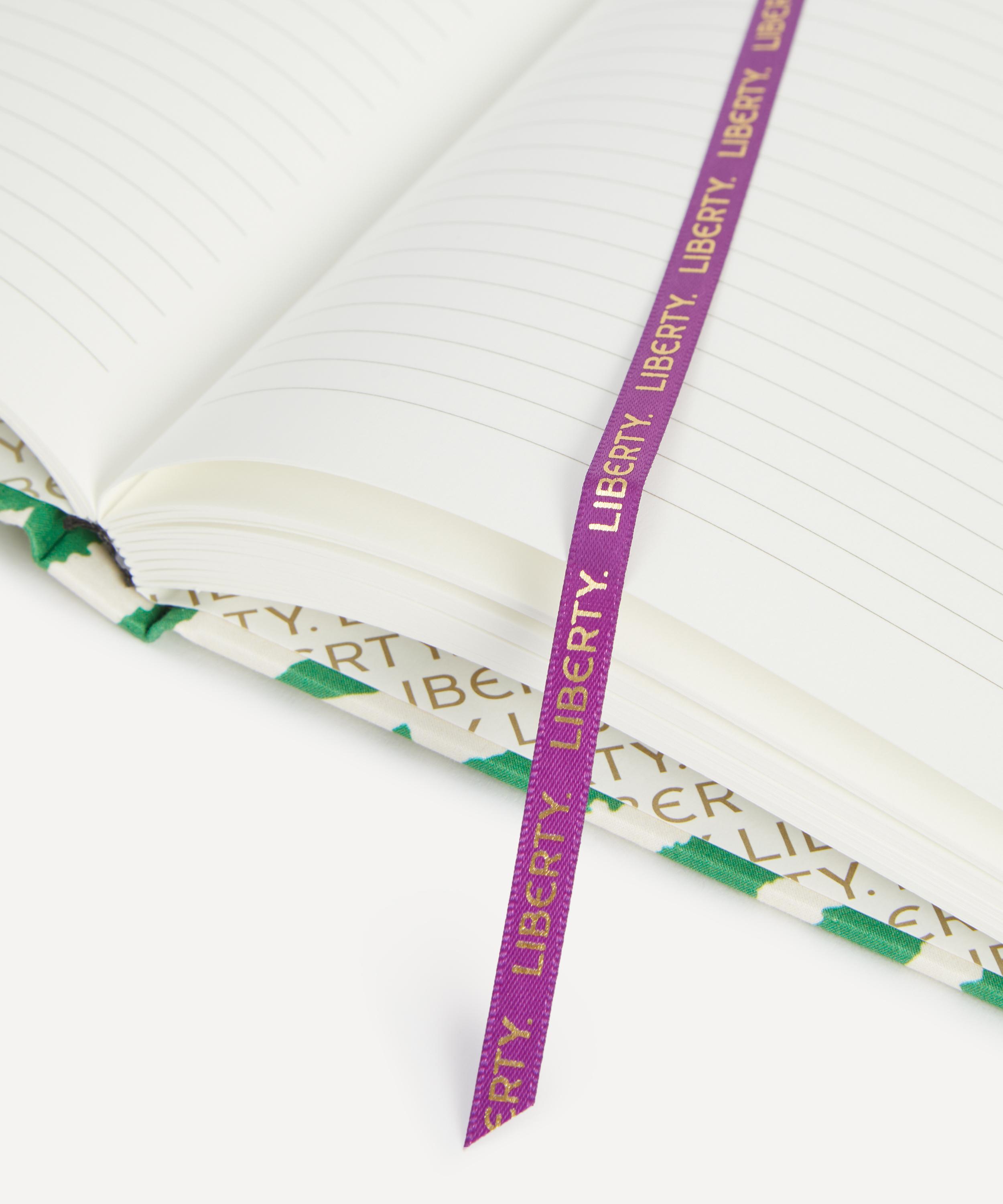 Liberty - Patchwork Zebra Liberty Morocco Silk A5 Lined Notebook image number 4