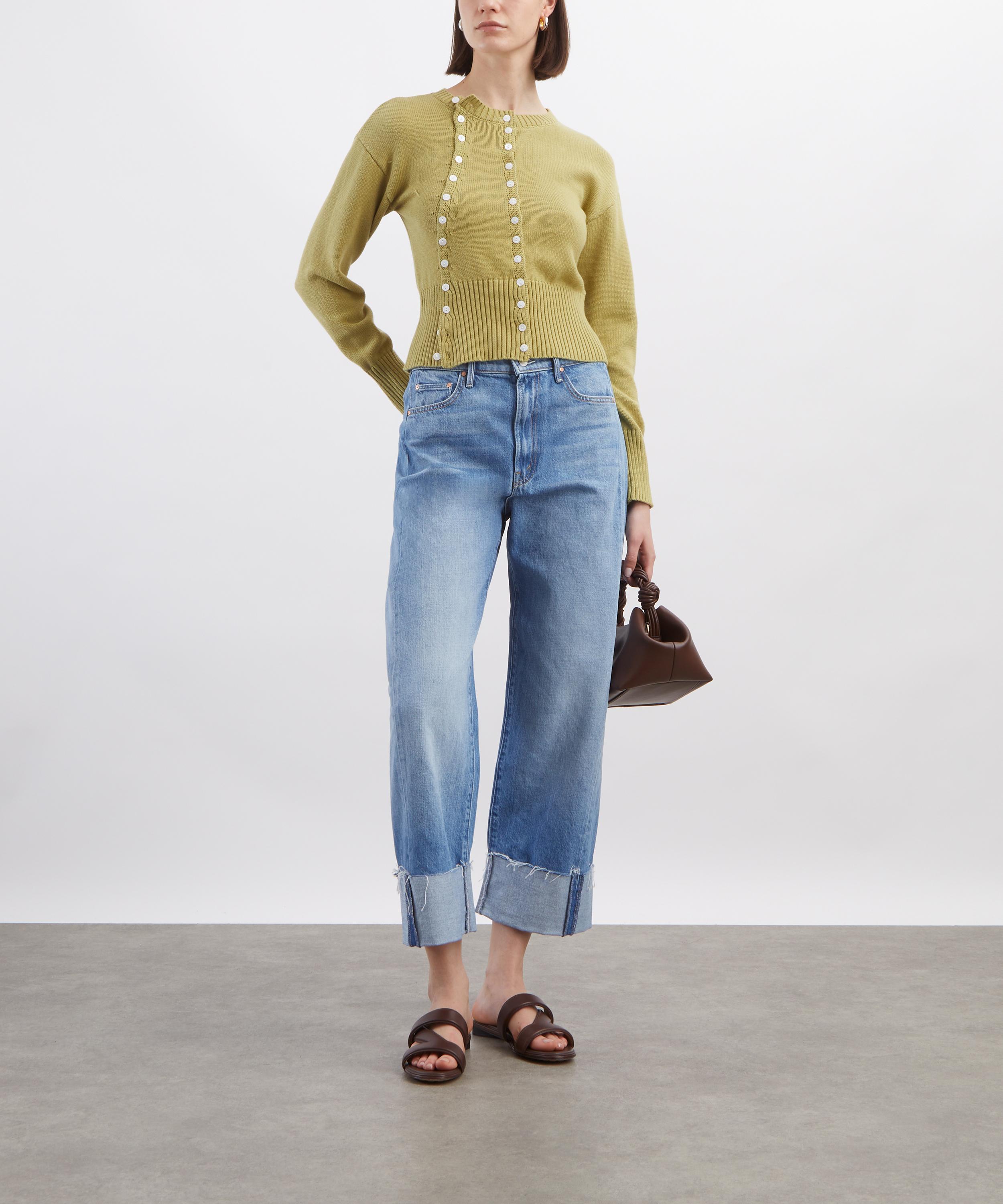 Mother - The Half Pipe Ankle Cuff Fray Jeans image number 1