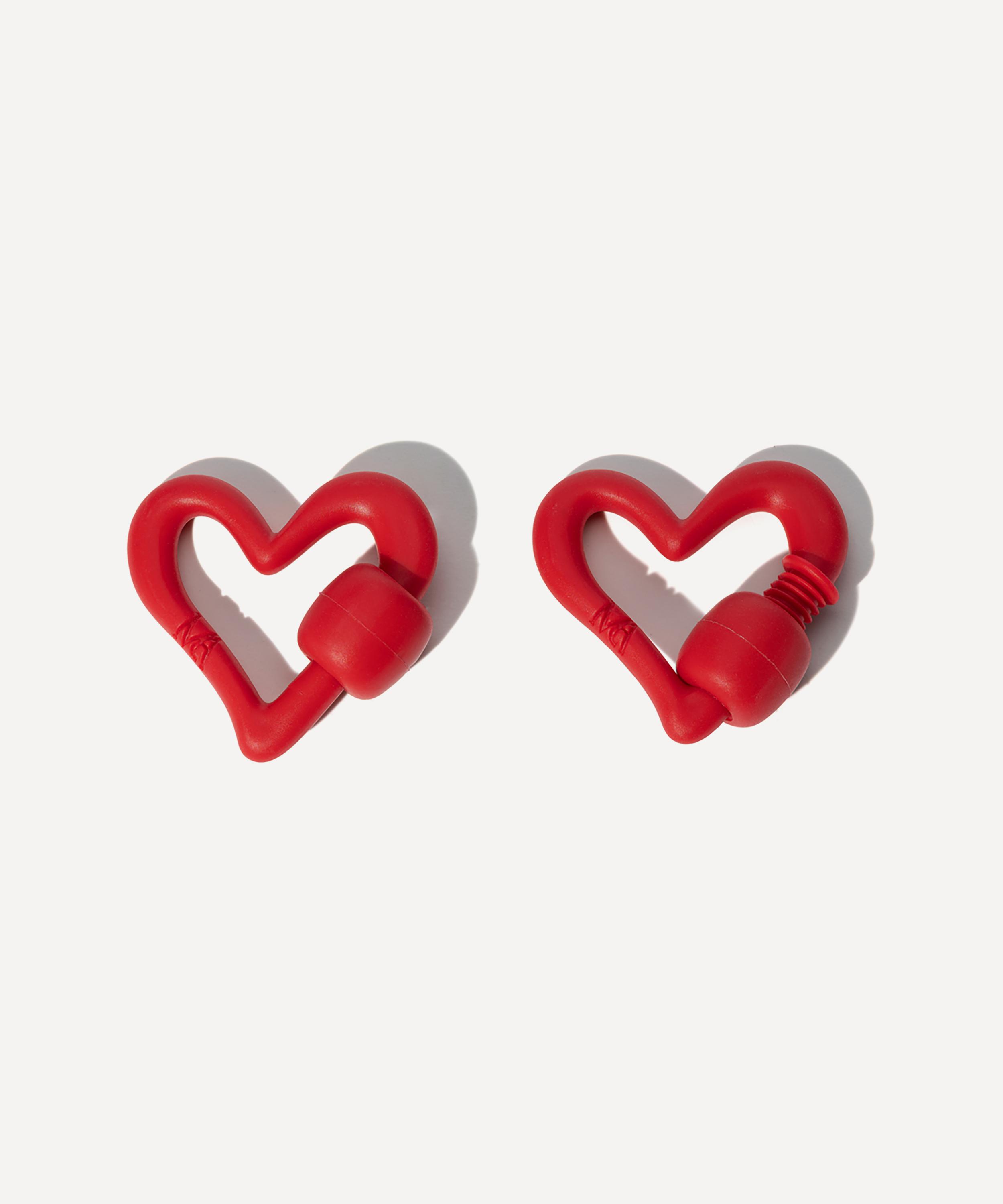 Marla Aaron - Rubber Freeform Heartlock in Red Balloon