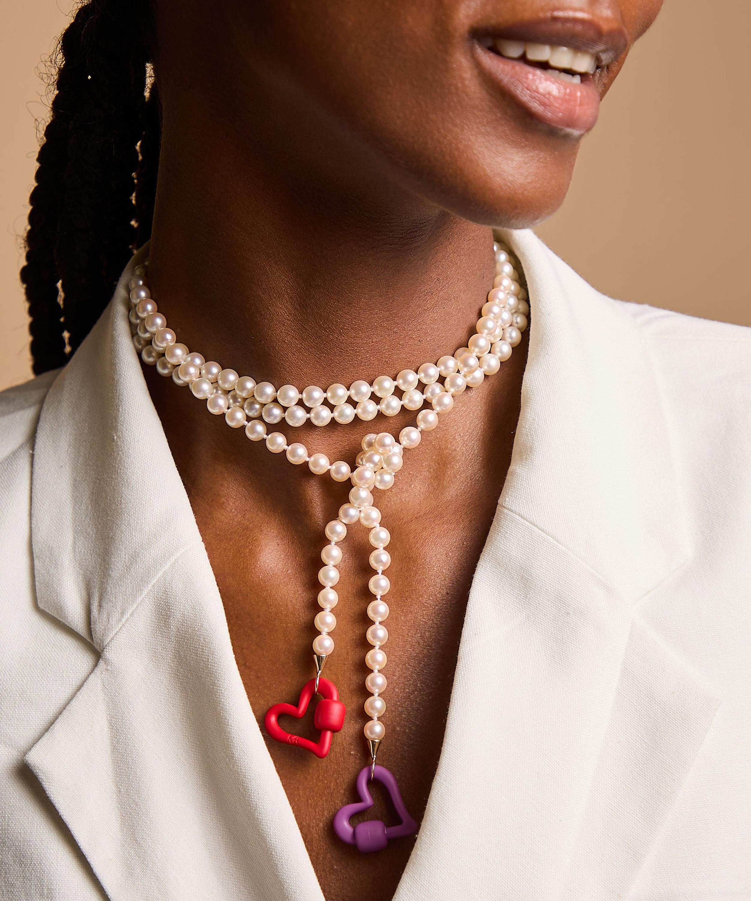 Marla Aaron - Rubber Freeform Heartlock in Red Balloon image number 1