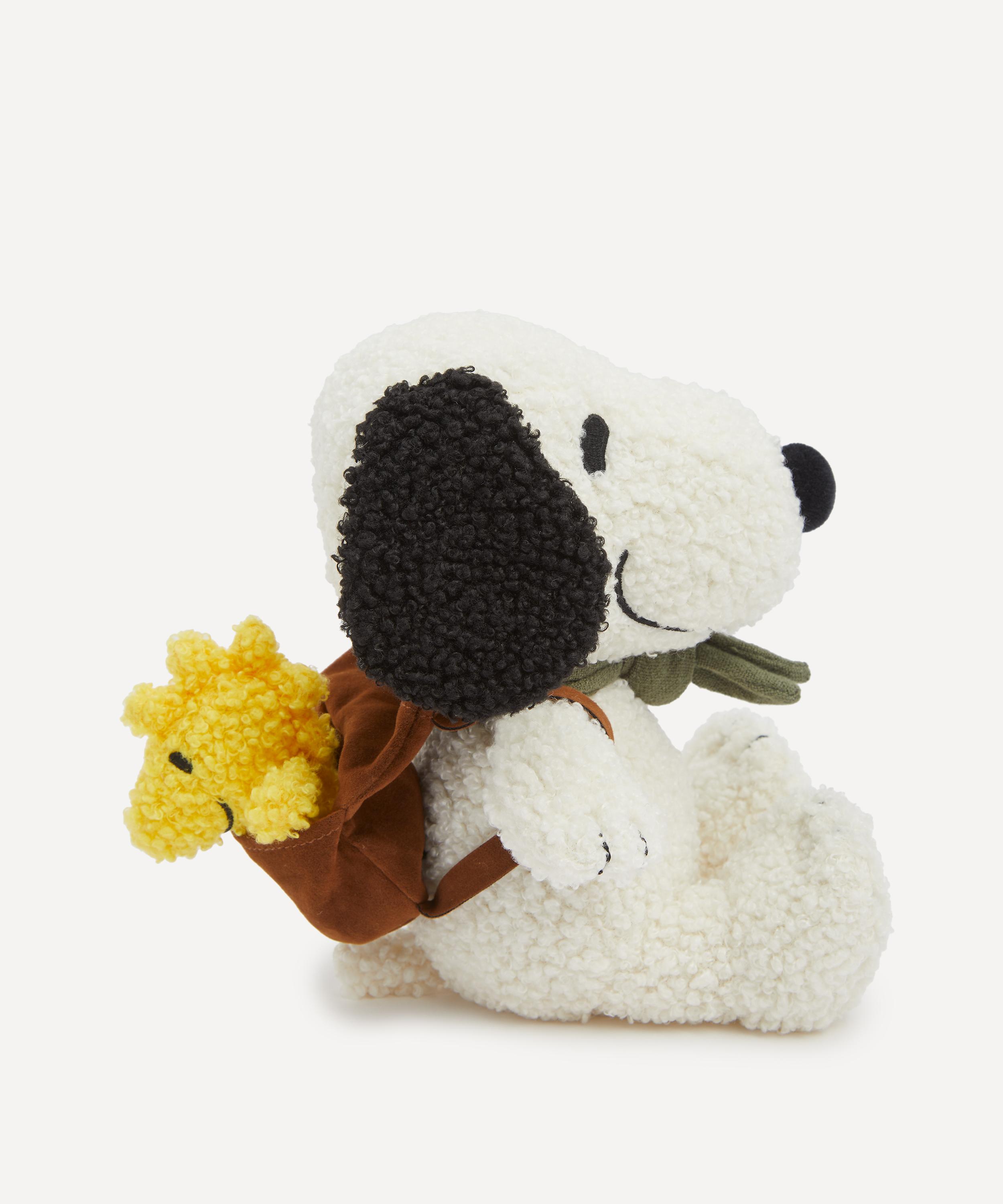 Scandi Chic Snoopy and Woodstock Backpack Soft Toy | Liberty