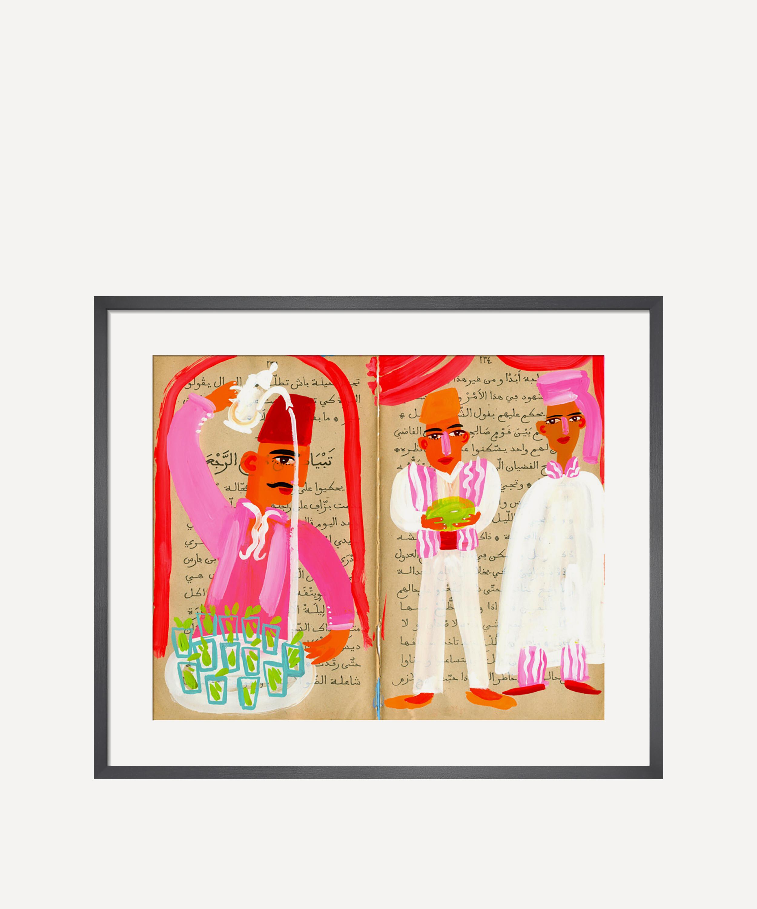 King & McGraw - Mint Tea in Marrakech Framed Print