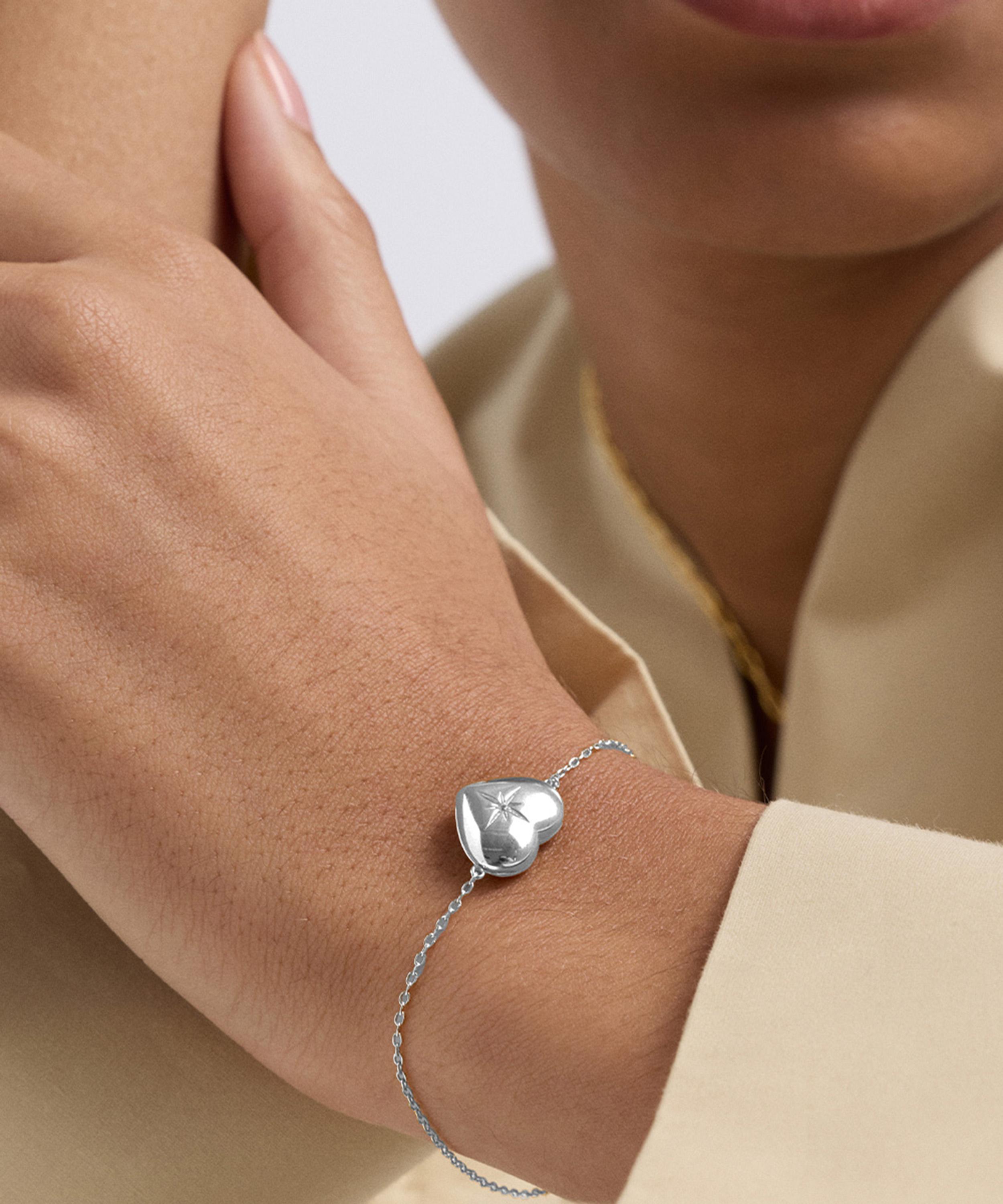 Astley Clarke - 18ct Gold-Plated Vermeil Silver Biography Heart Locket Bracelet image number 1