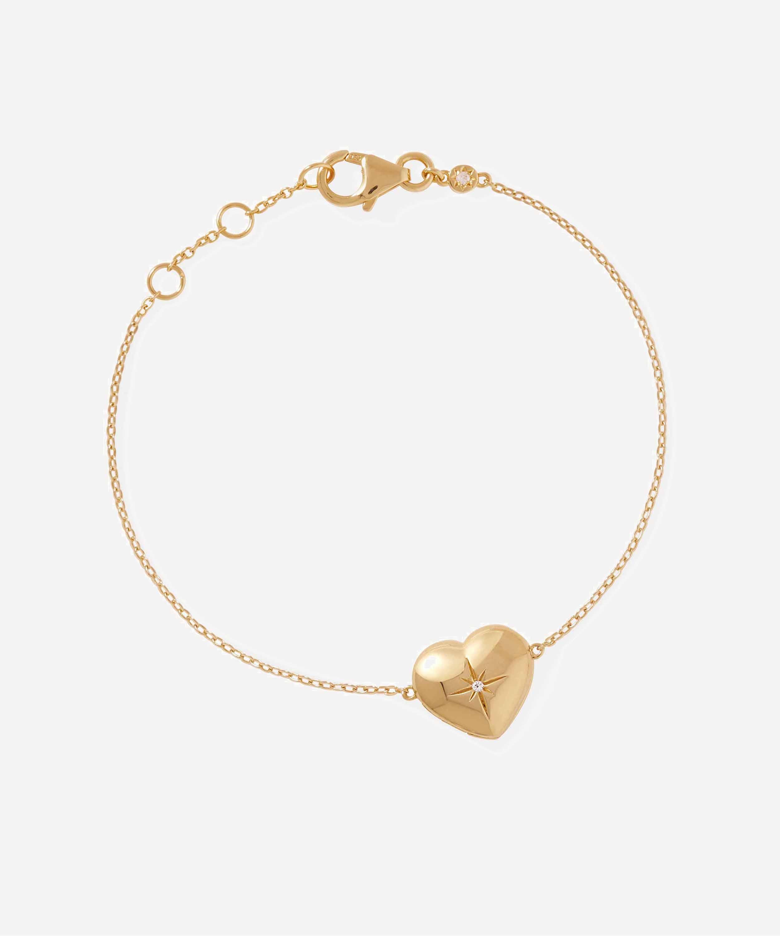 Astley Clarke - Sterling Silver Biography Heart Locket Bracelet