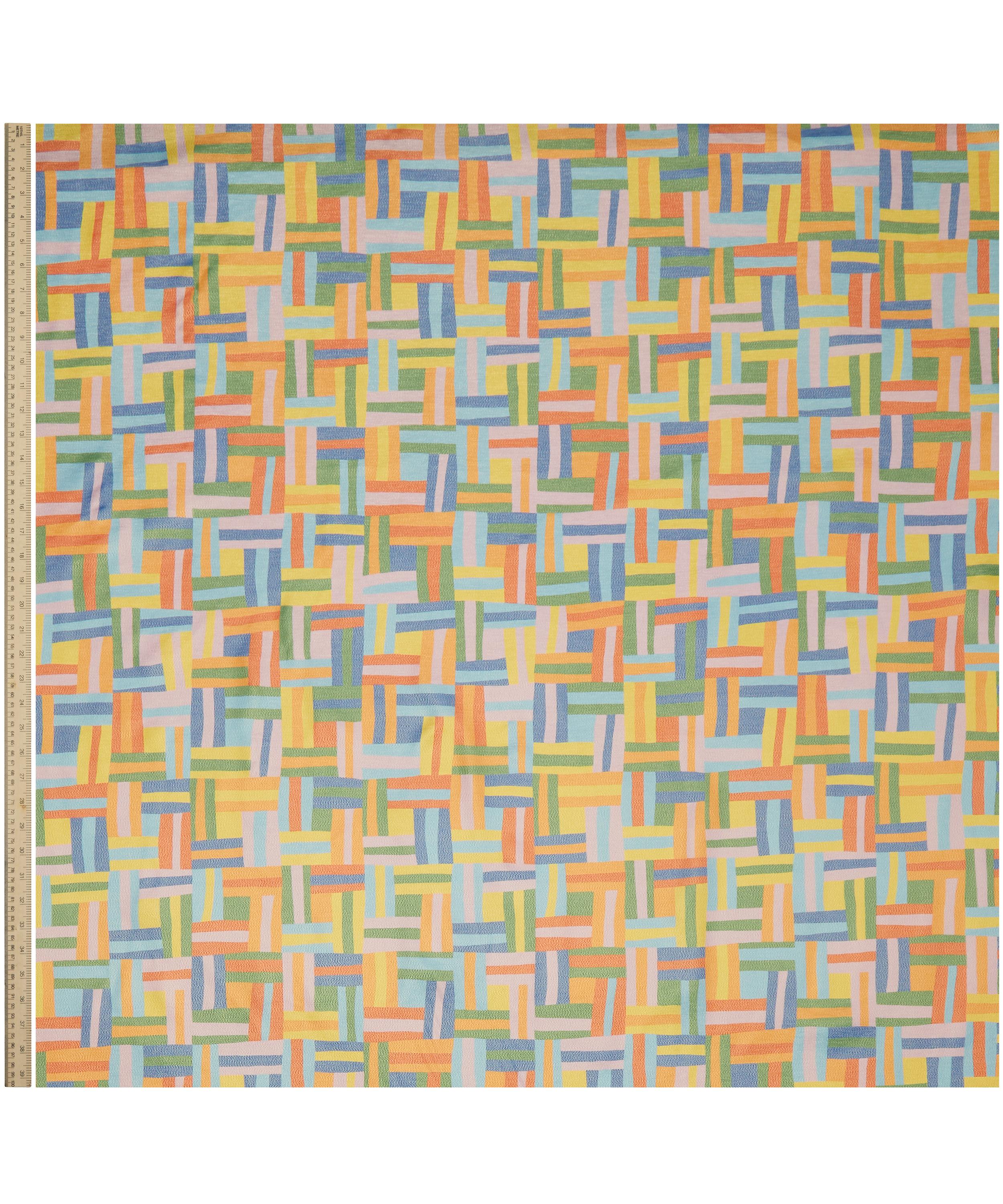 Liberty Fabrics - Grand Basket Weave Codrington Silk Lurex image number 1