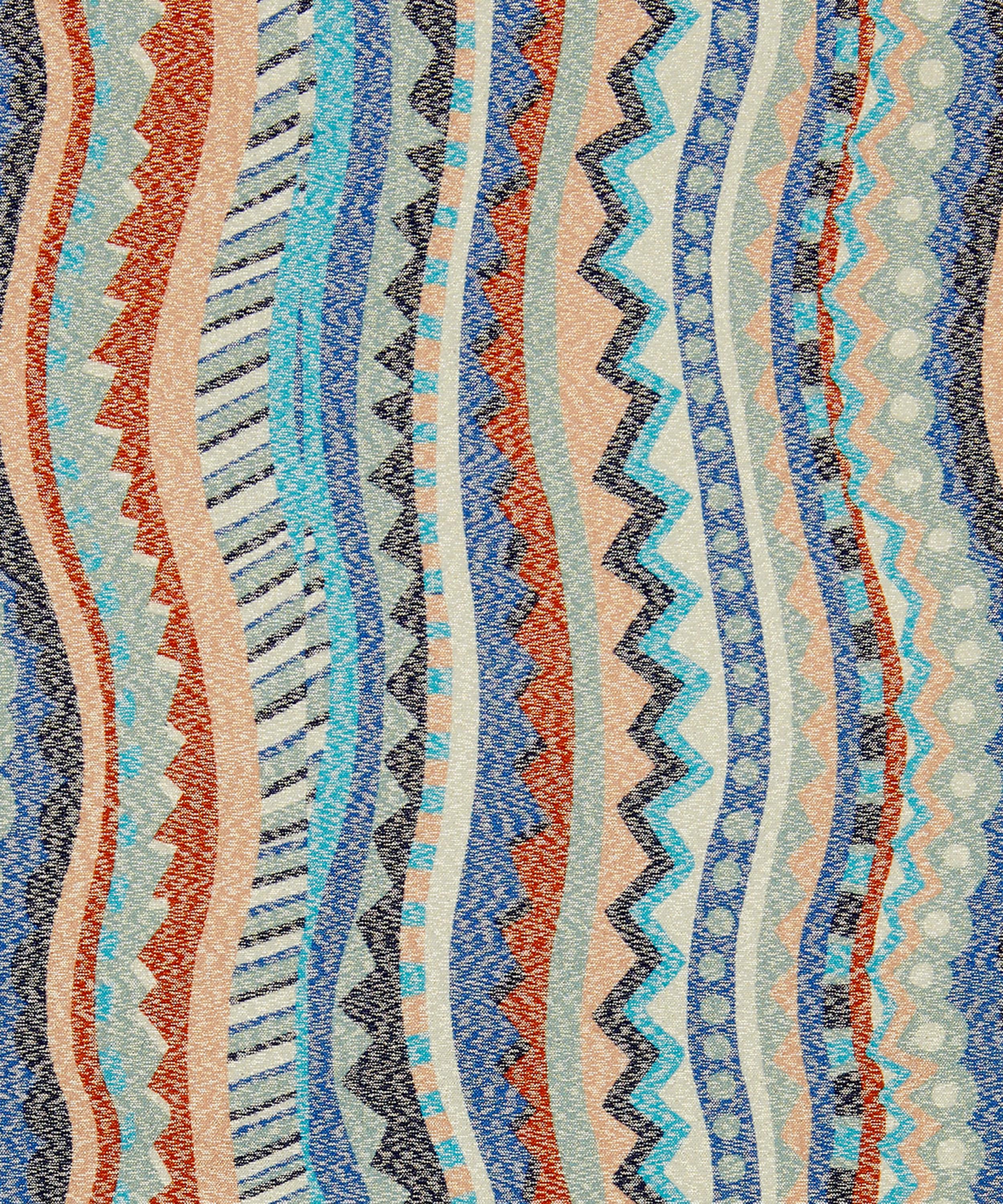 Liberty Fabrics - Circus Stripe Codrington Silk Lurex