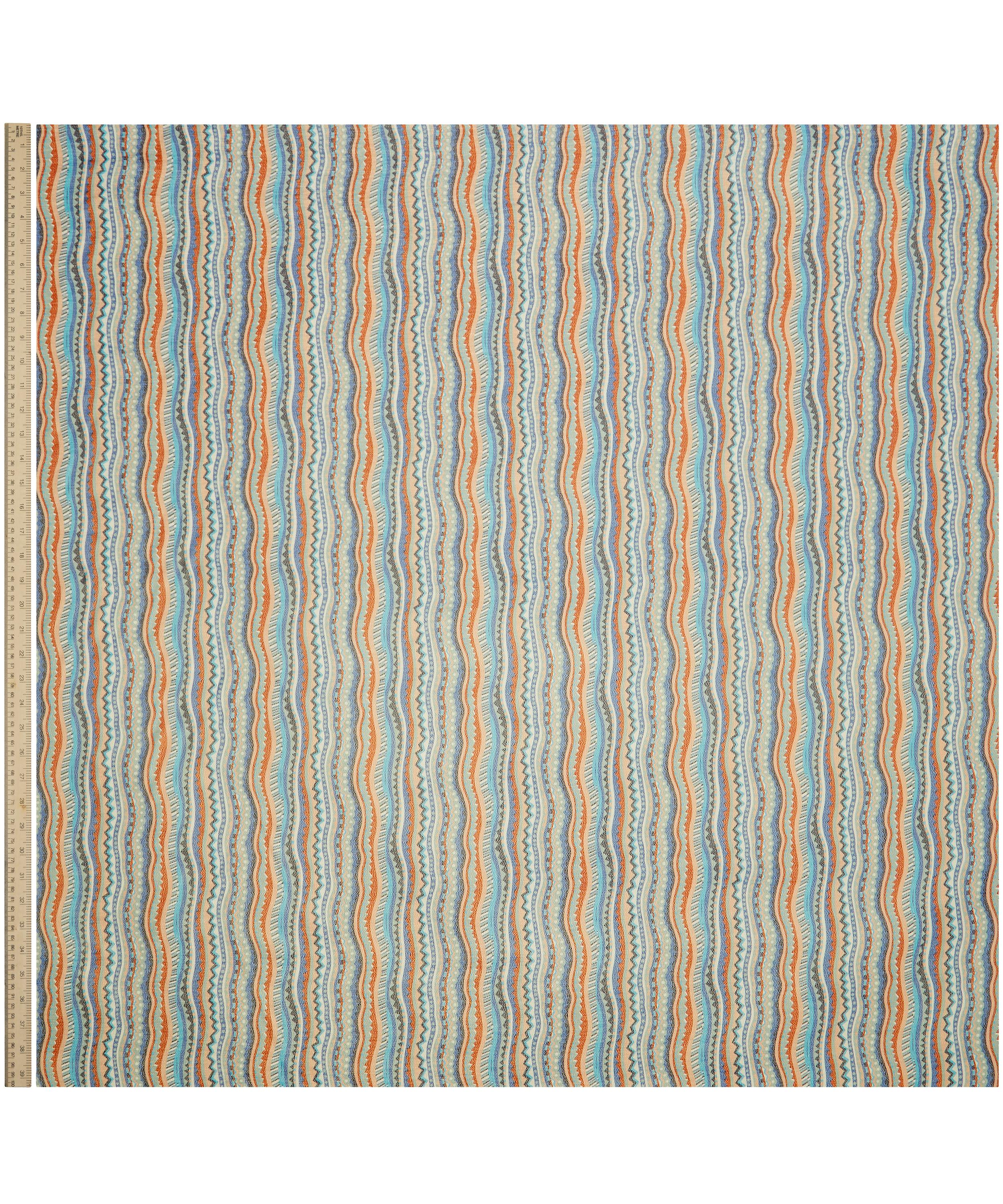 Liberty Fabrics - Circus Stripe Codrington Silk Lurex image number 1