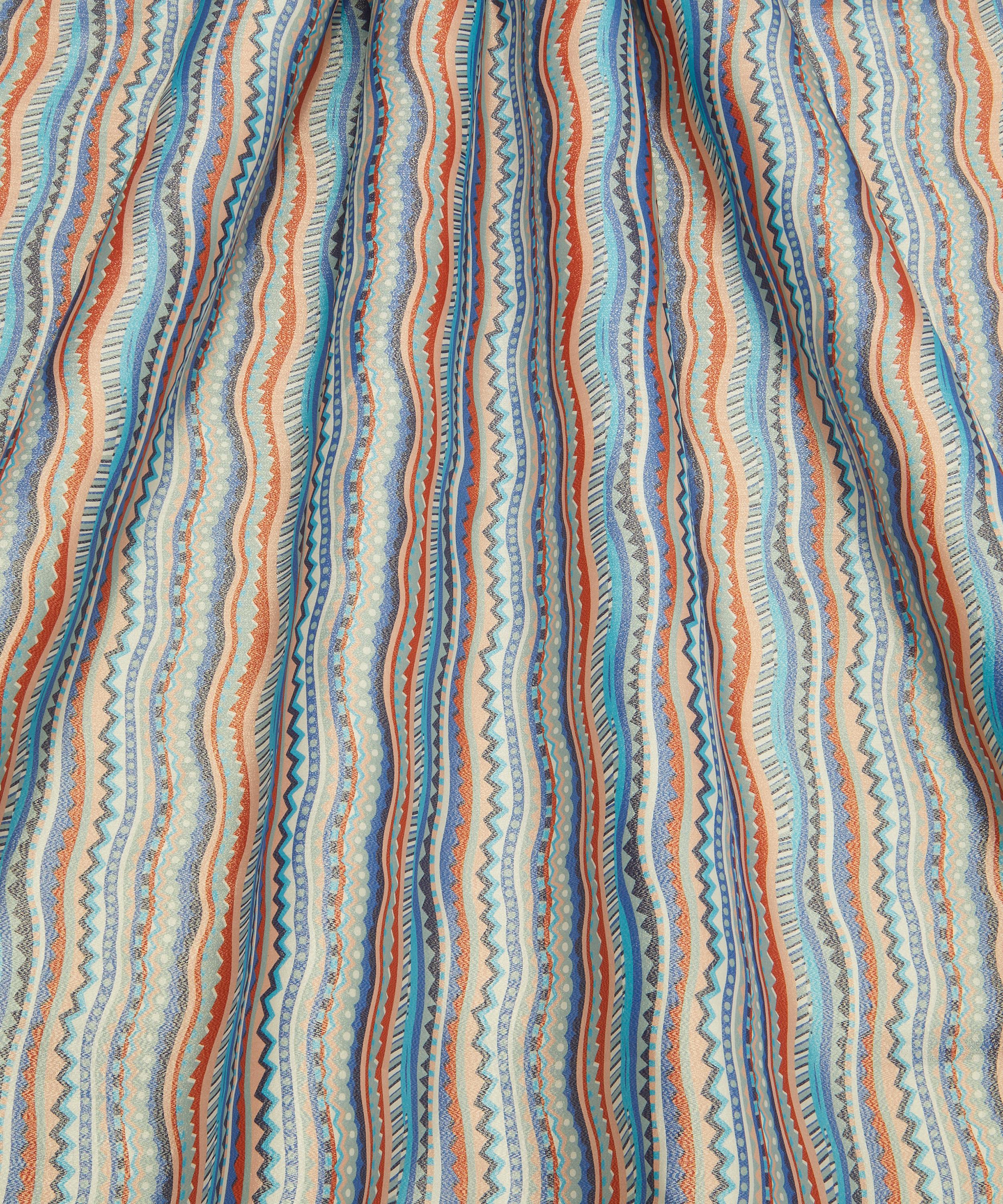 Liberty Fabrics - Circus Stripe Codrington Silk Lurex image number 2