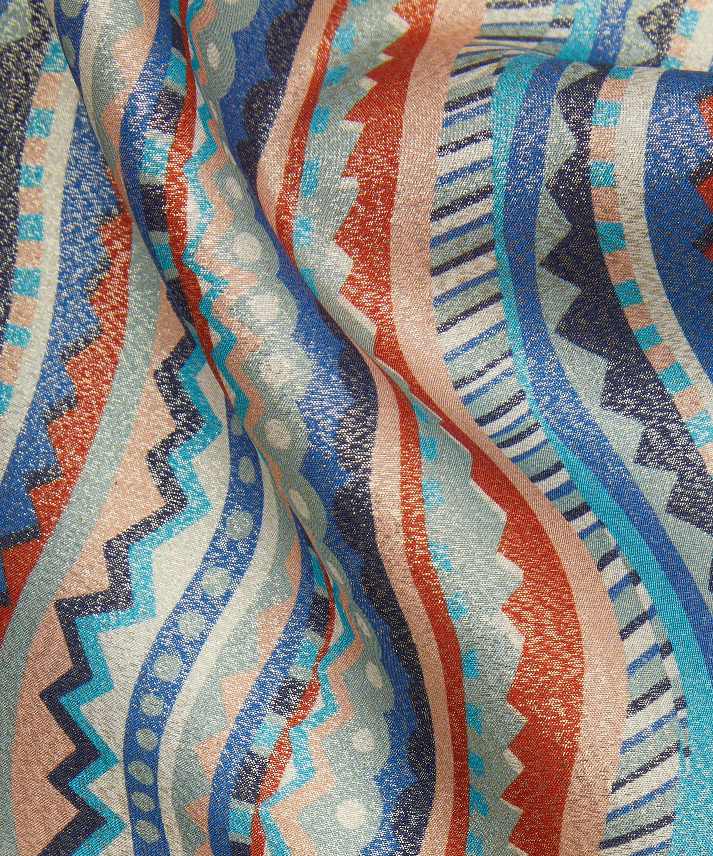 Liberty Fabrics - Circus Stripe Codrington Silk Lurex image number 3
