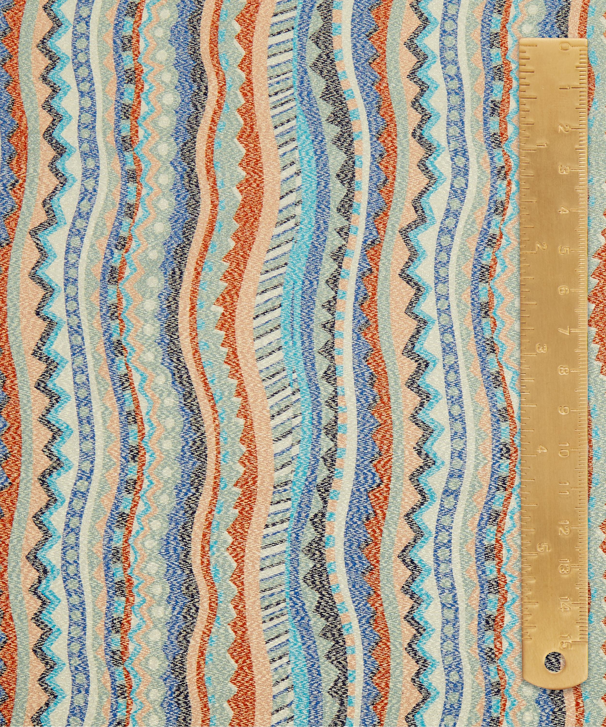 Liberty Fabrics - Circus Stripe Codrington Silk Lurex image number 4