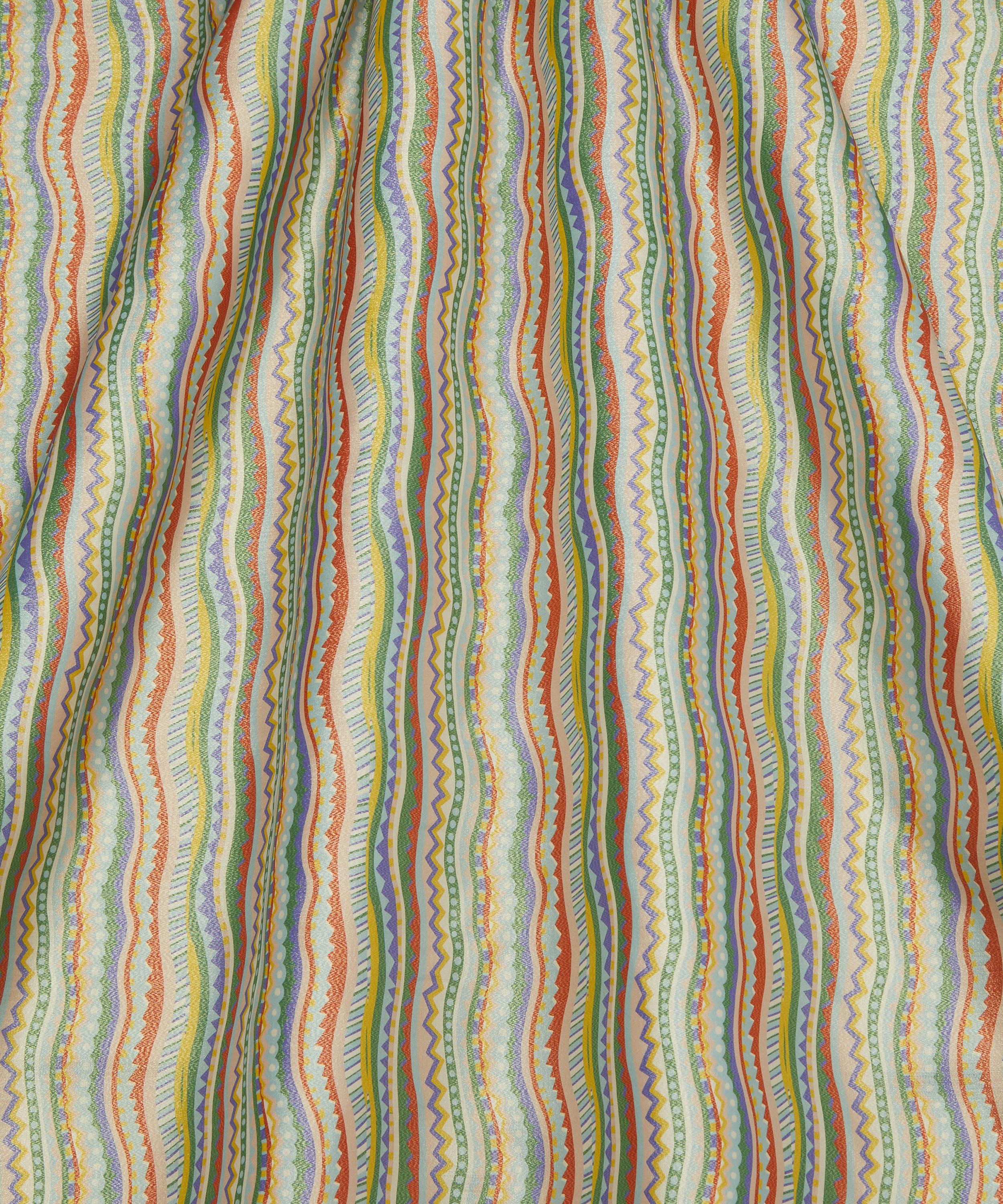 Liberty Fabrics - Circus Stripe Codrington Silk Lurex image number 2