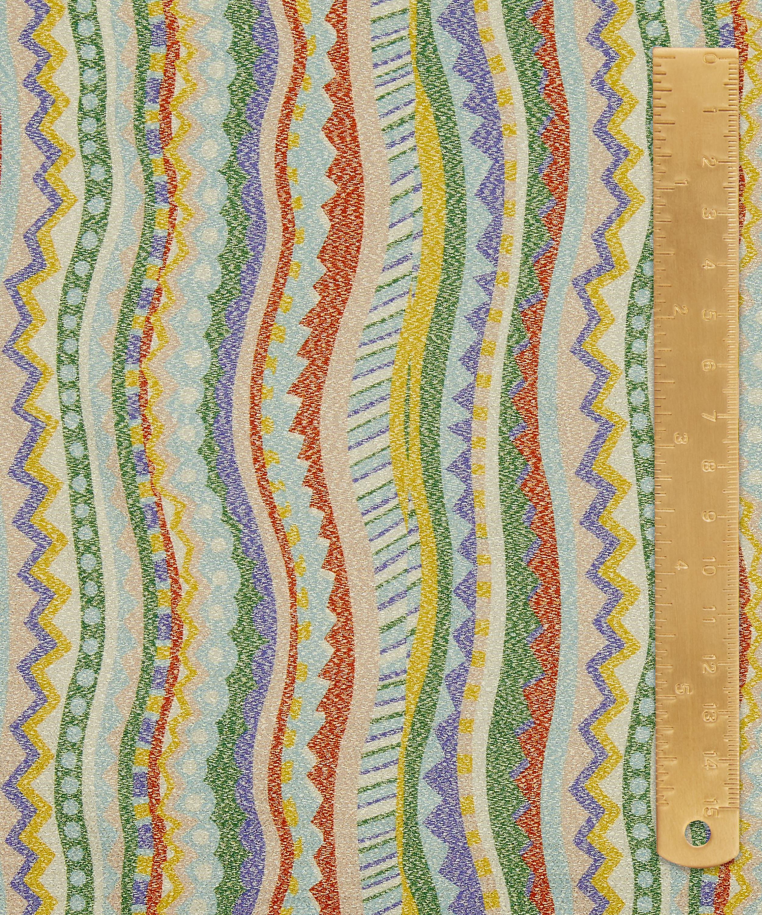 Liberty Fabrics - Circus Stripe Codrington Silk Lurex image number 4