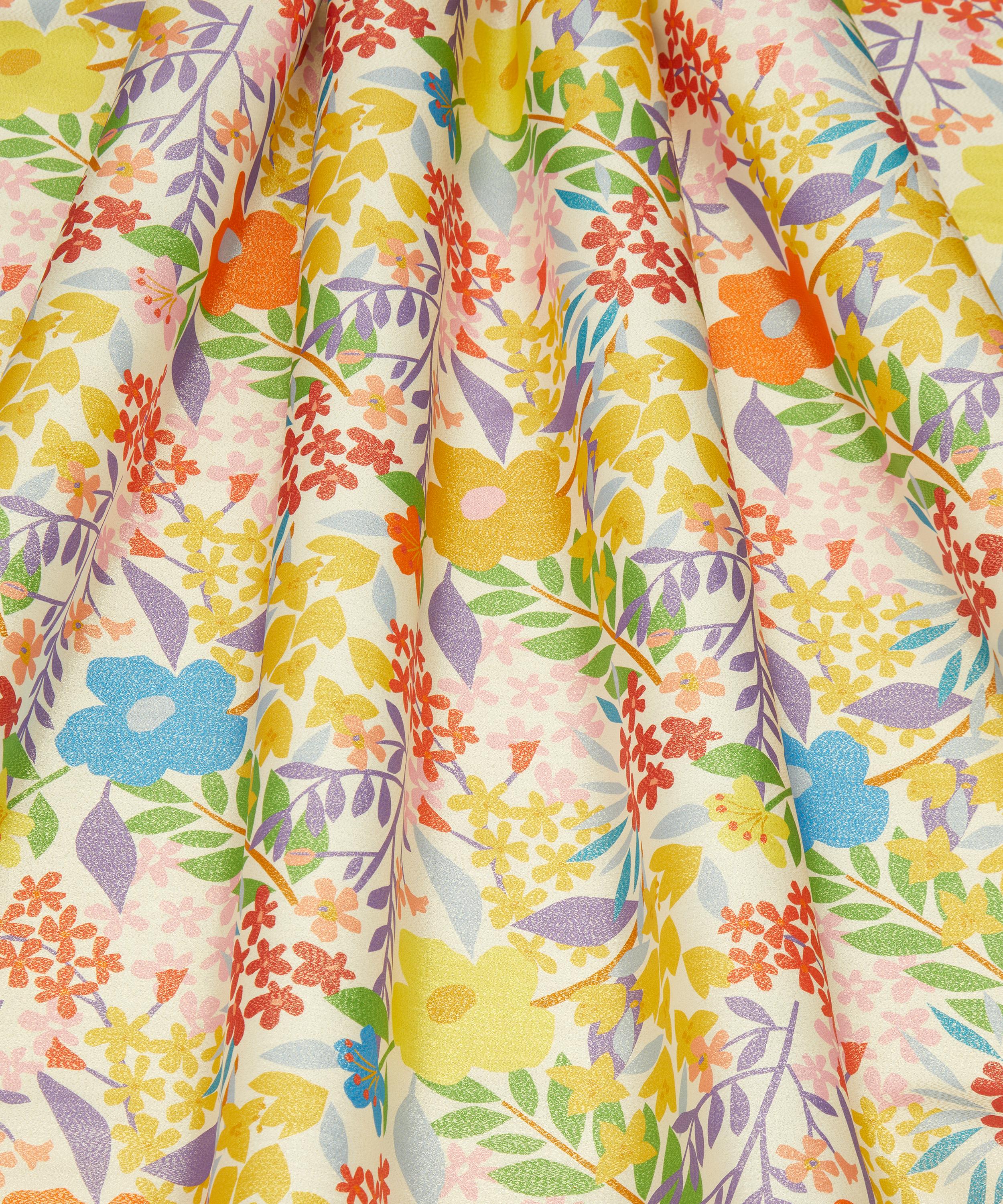 Liberty Fabrics - Papercut Petals Codrington Silk Lurex image number 2