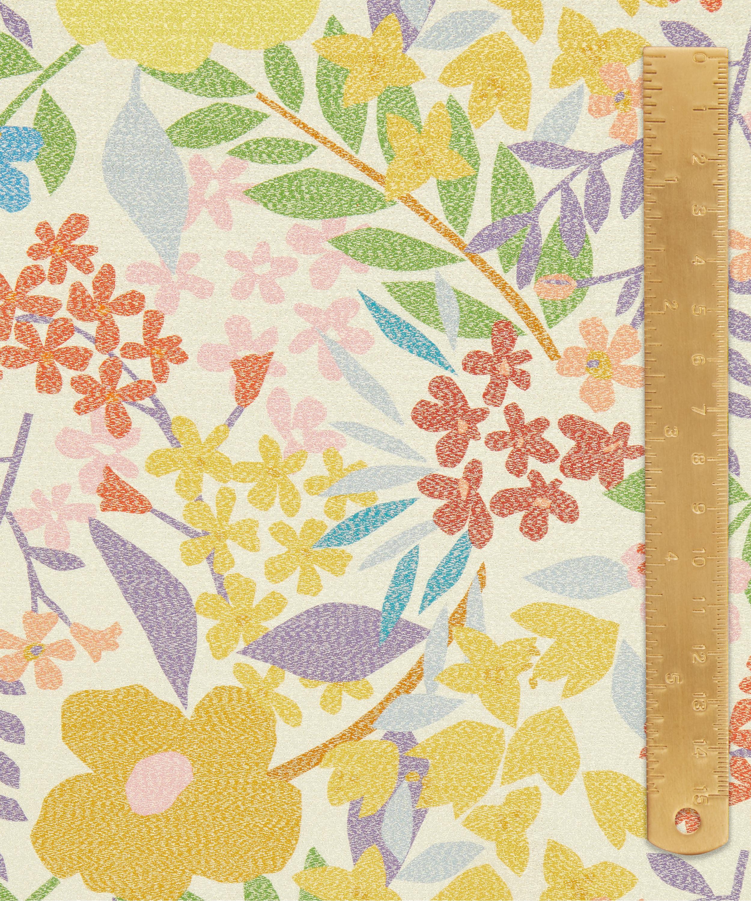 Liberty Fabrics - Papercut Petals Codrington Silk Lurex image number 4