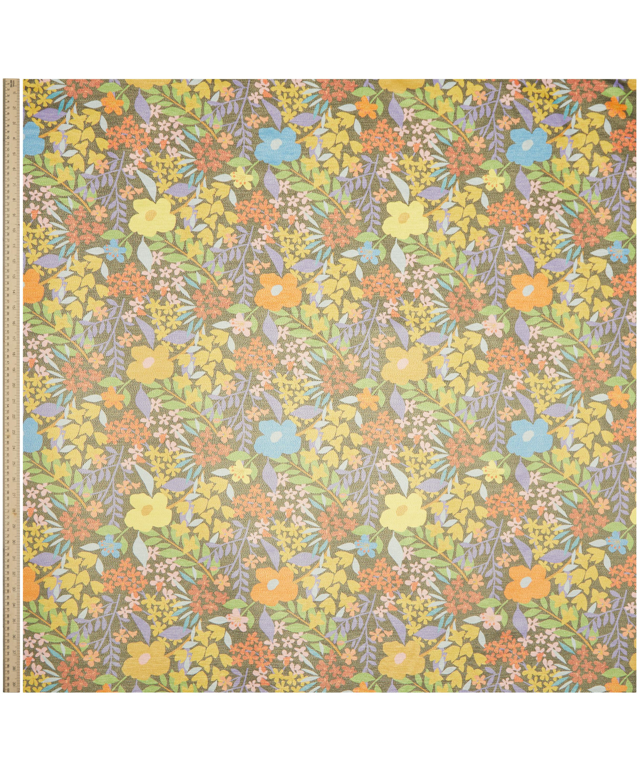 Liberty Fabrics - Papercut Petals Codrington Silk Lurex image number 1