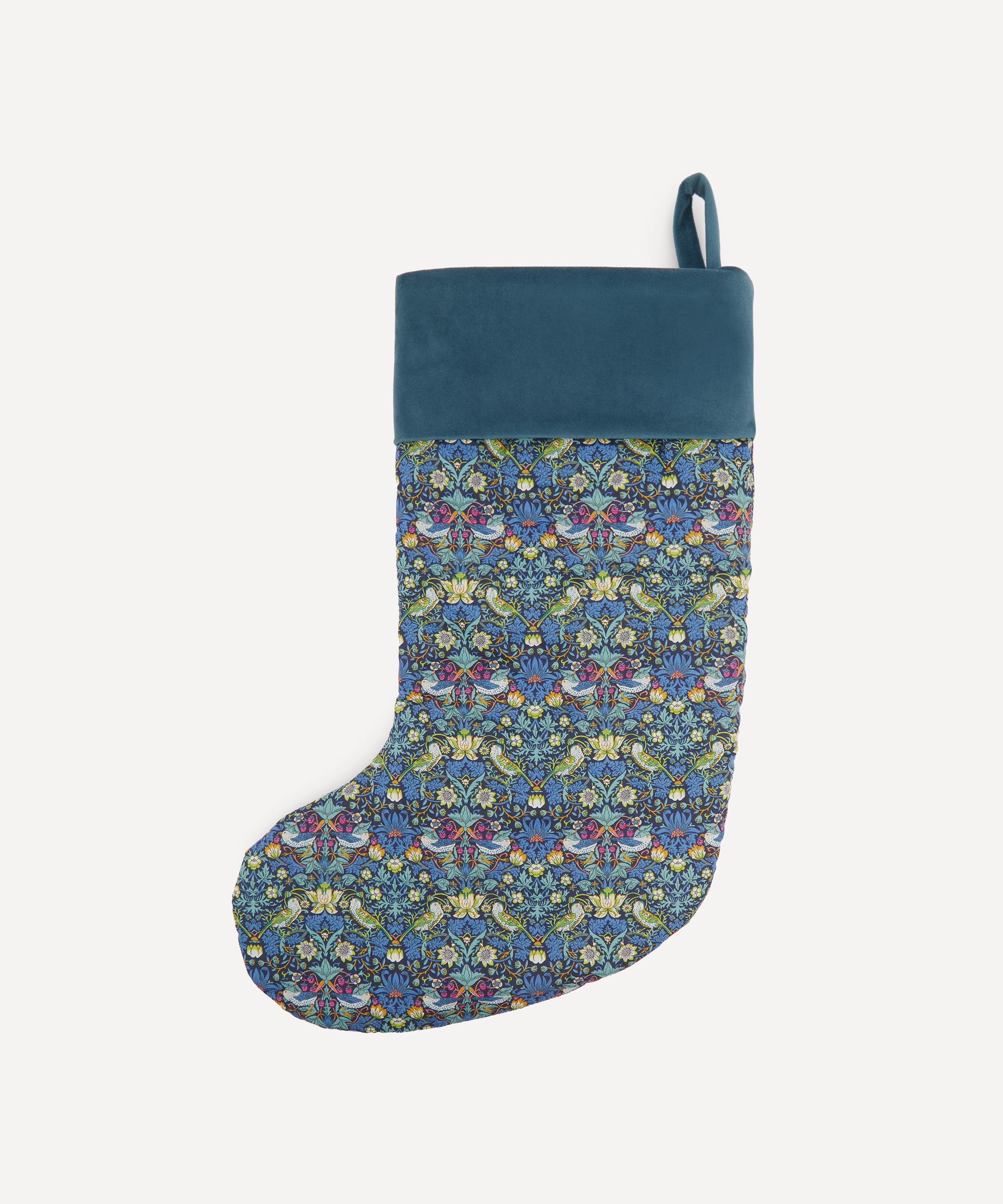 Christmas - Strawberry Thief Cotton Christmas Stocking image number 0