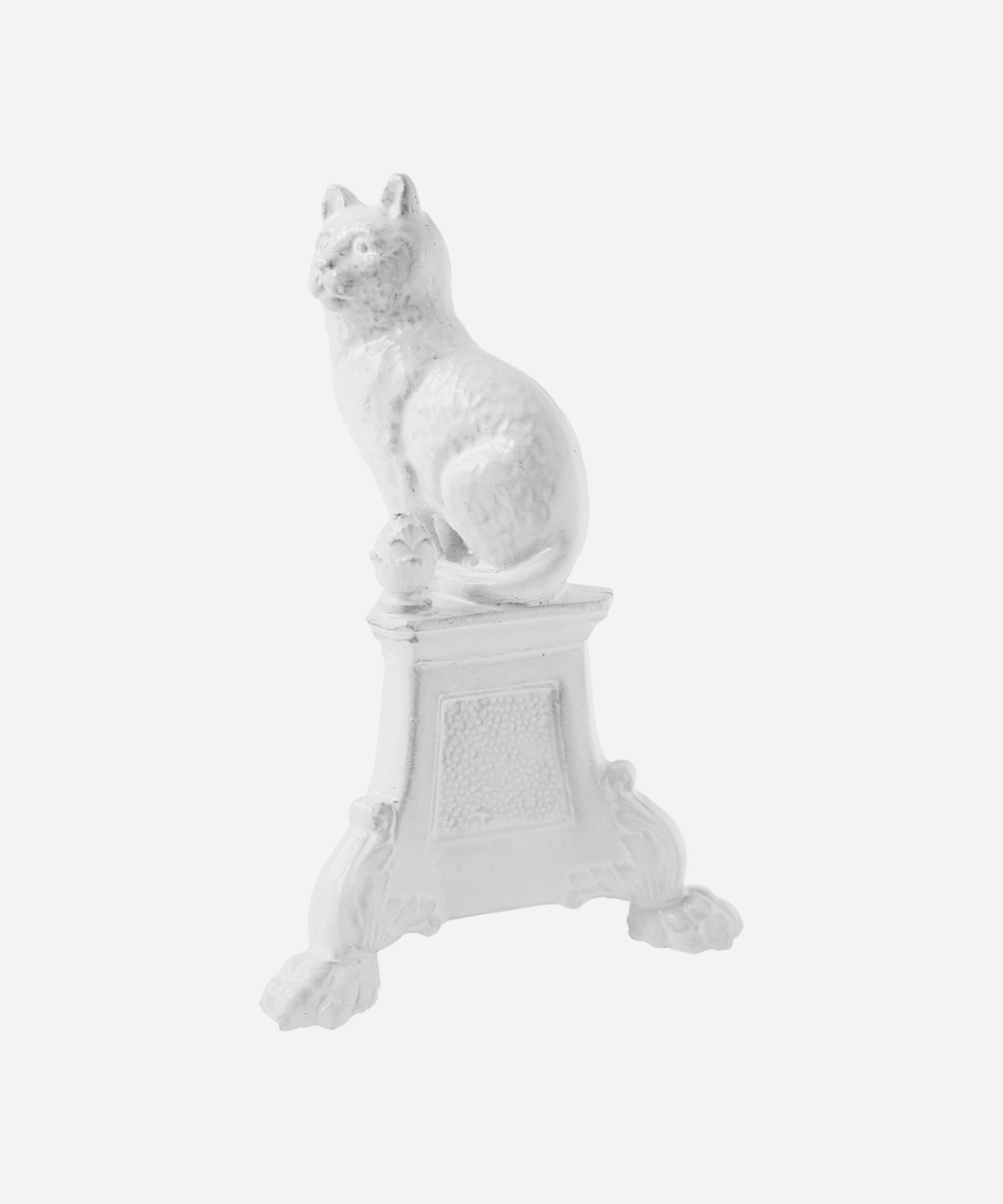 Astier de Villatte - Cat Monument Incense Holder image number 2