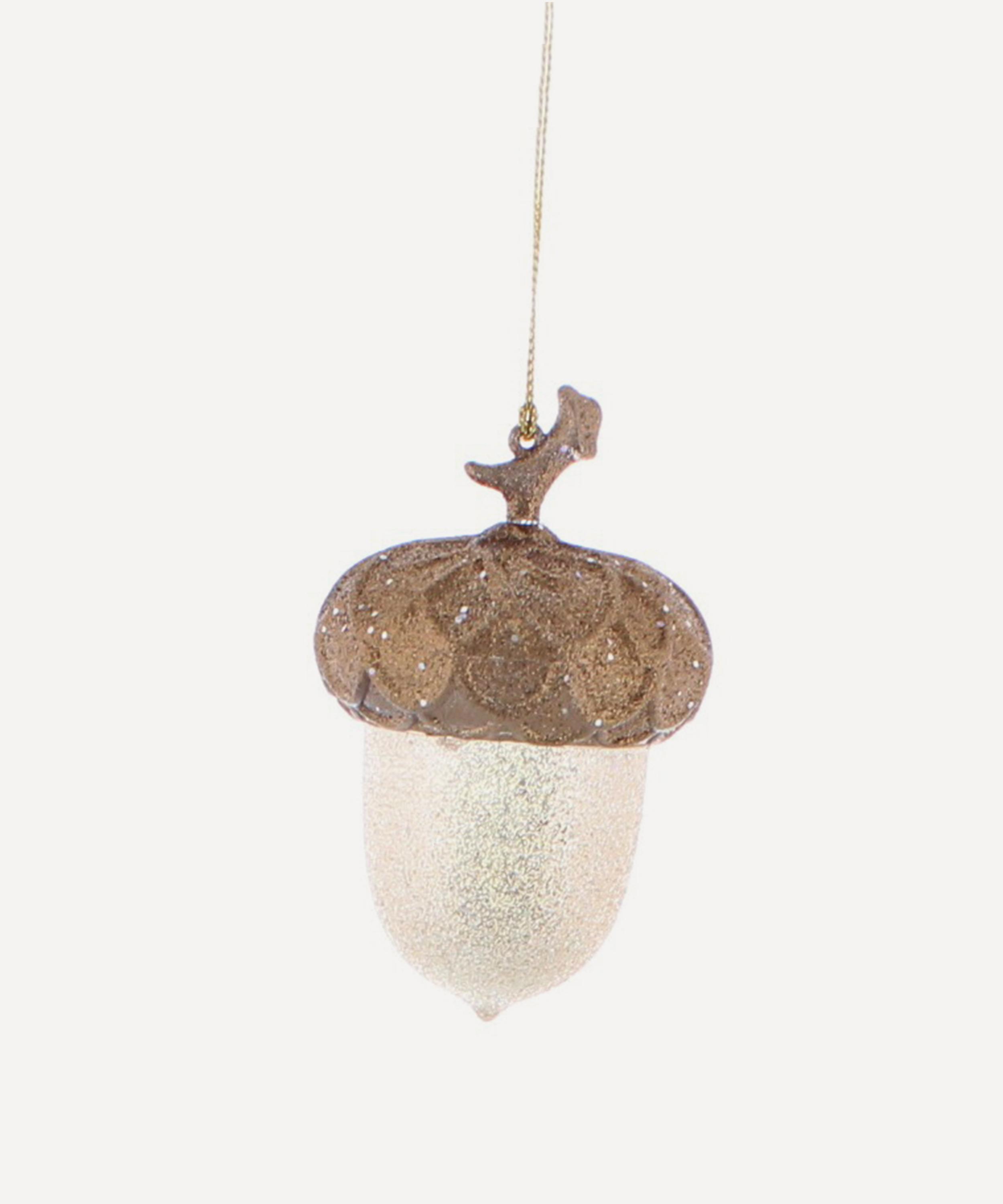 Christmas - Copper and Gold Acorn Ornament image number 0