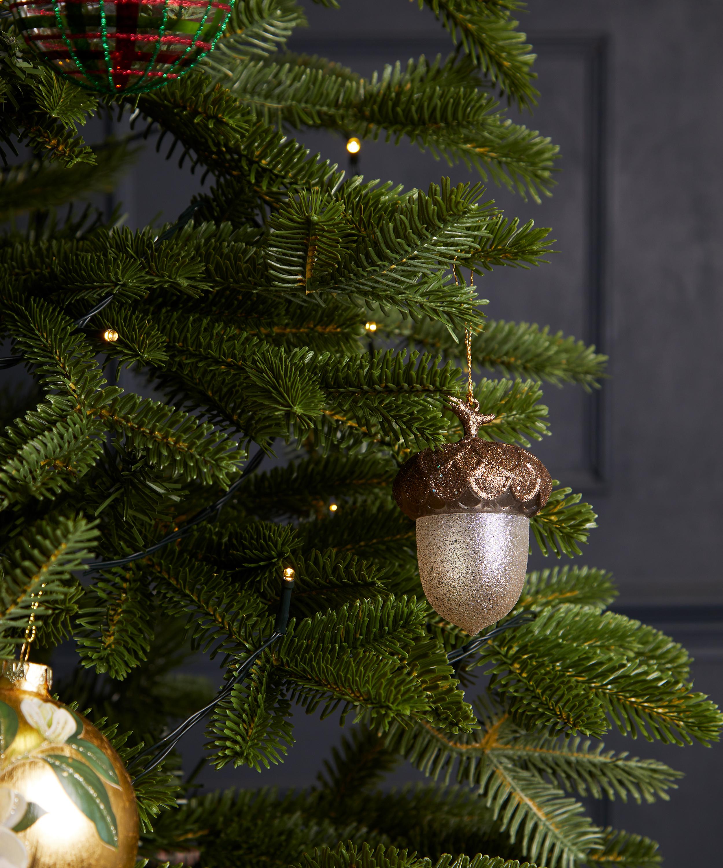 Christmas - Copper and Gold Acorn Ornament image number 1