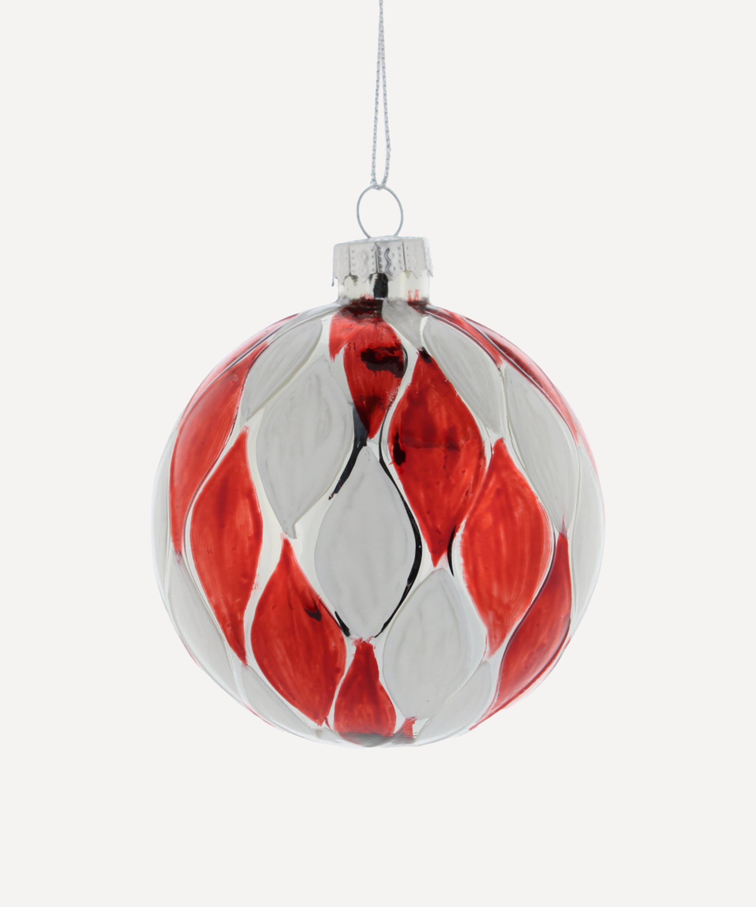 Christmas - Swirl Glass Bauble image number 0