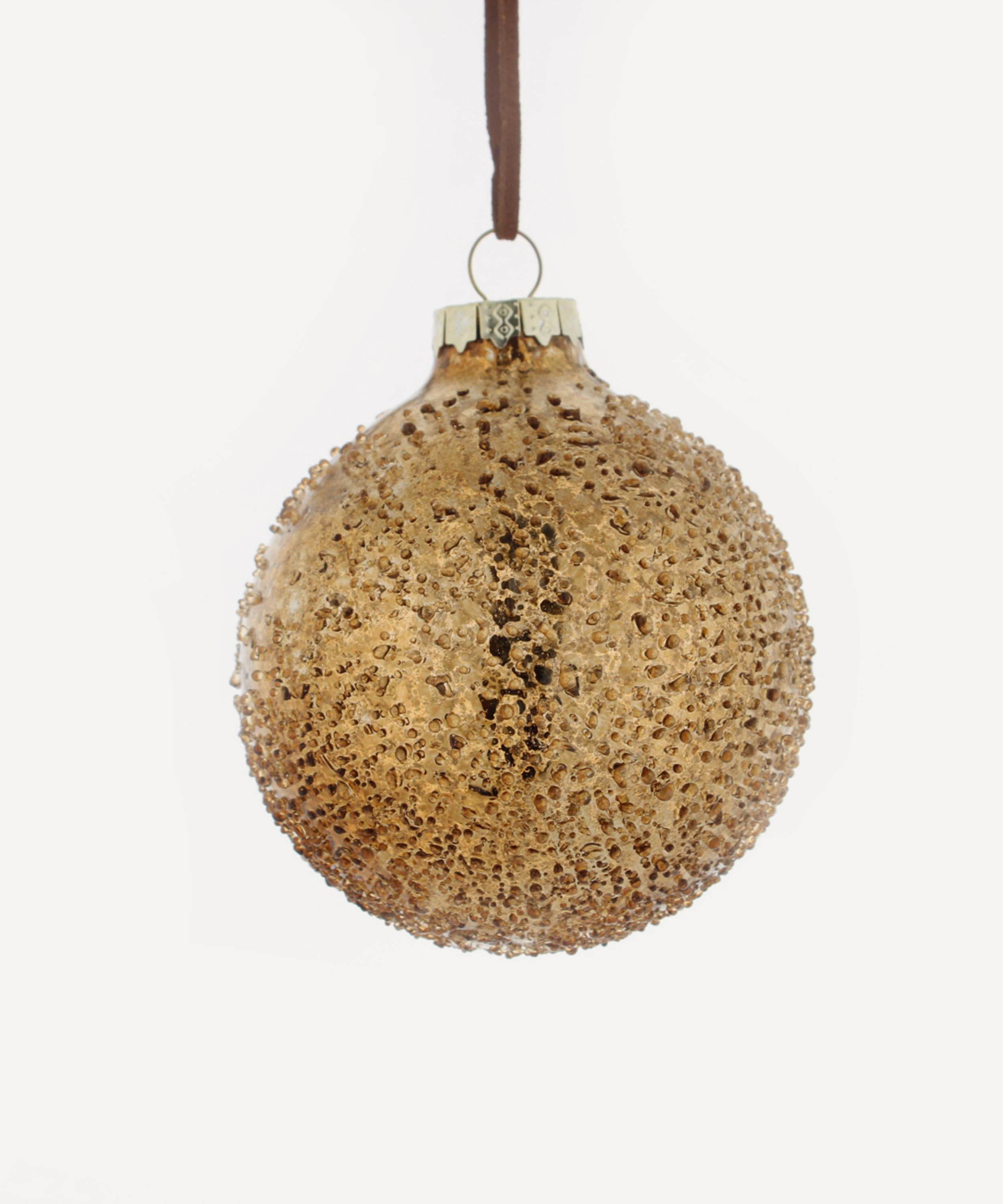 Christmas - Glass Metallic Copper Bauble image number 0
