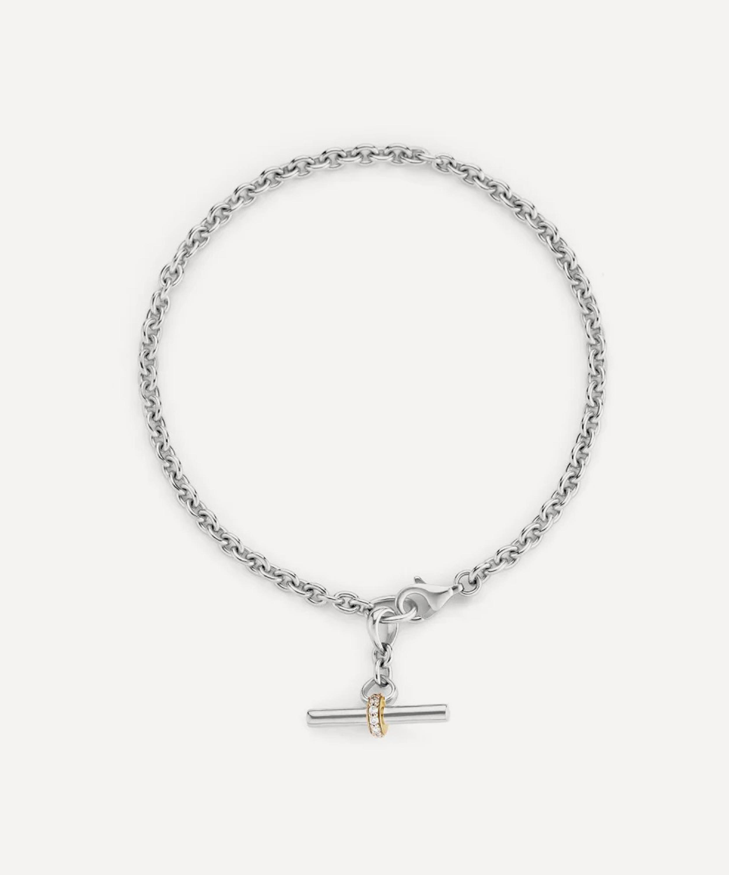 Dinny Hall - Sterling Silver My World T-Bar Bracelet