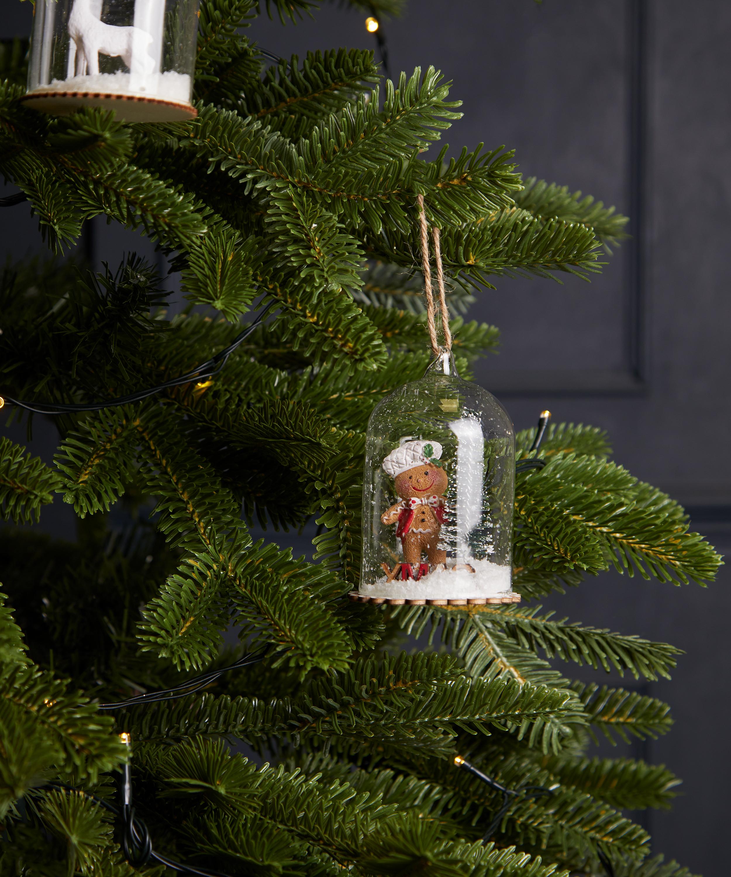 Christmas - Glass Gingerbread Baker Dome Ornament image number 1