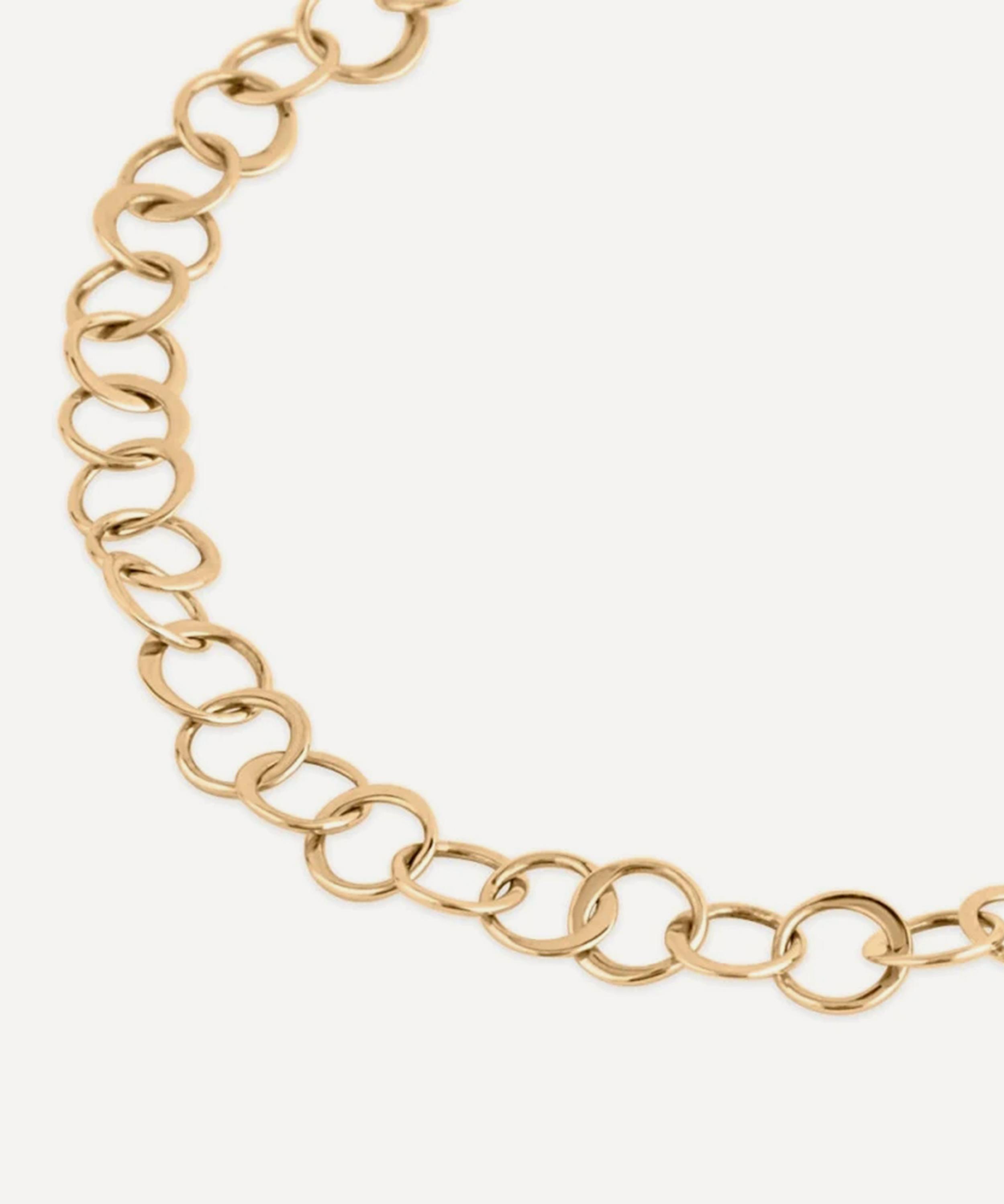 Dinny Hall - 9ct Gold Planished Chain Bracelet image number 2