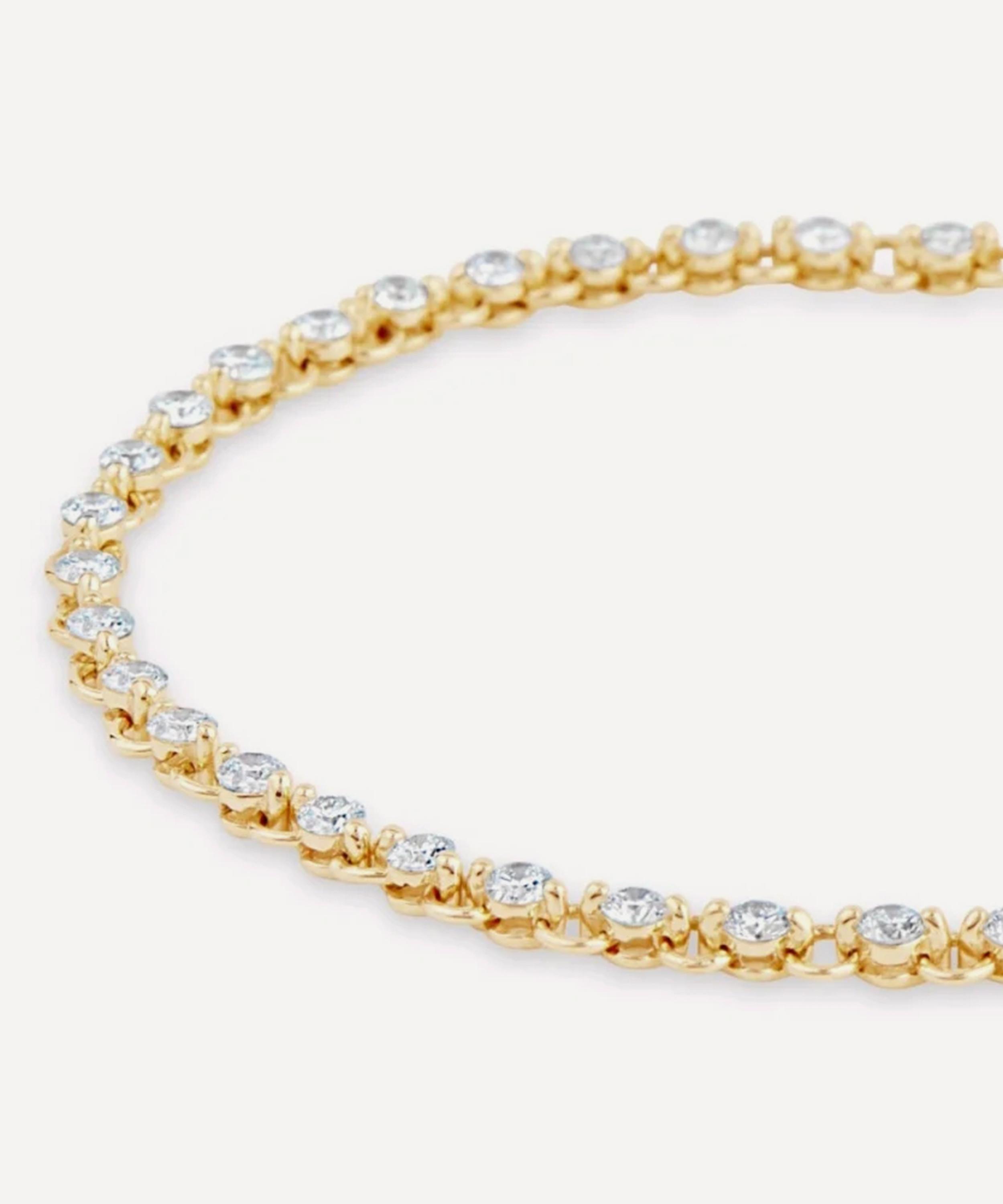 Dinny Hall - 9ct Gold Shuga Lab-Grown Diamond Tennis Bracelet image number 2