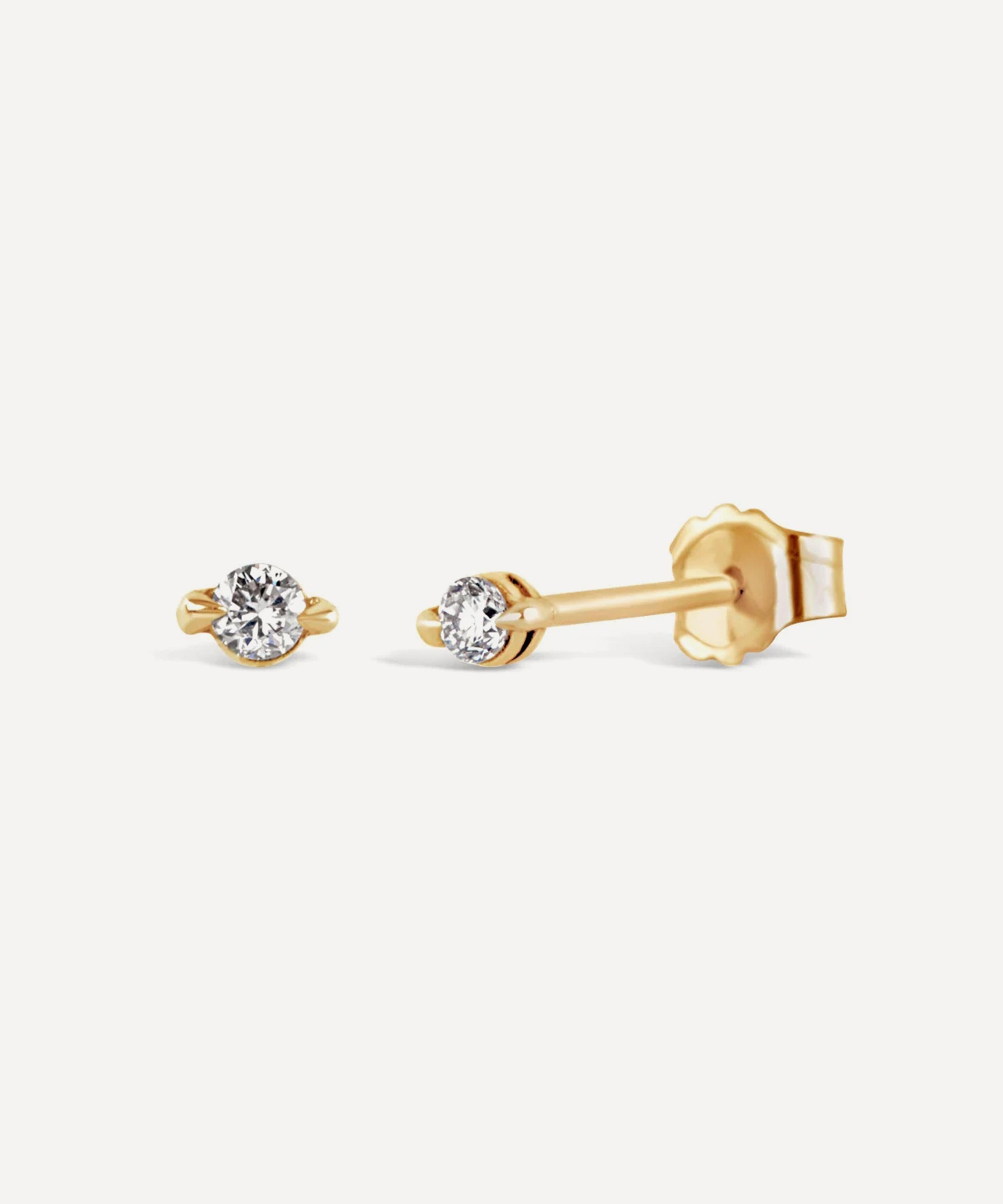 Dinny Hall - 9ct Gold Shuga Lab-Grown Diamond Stud Earrings