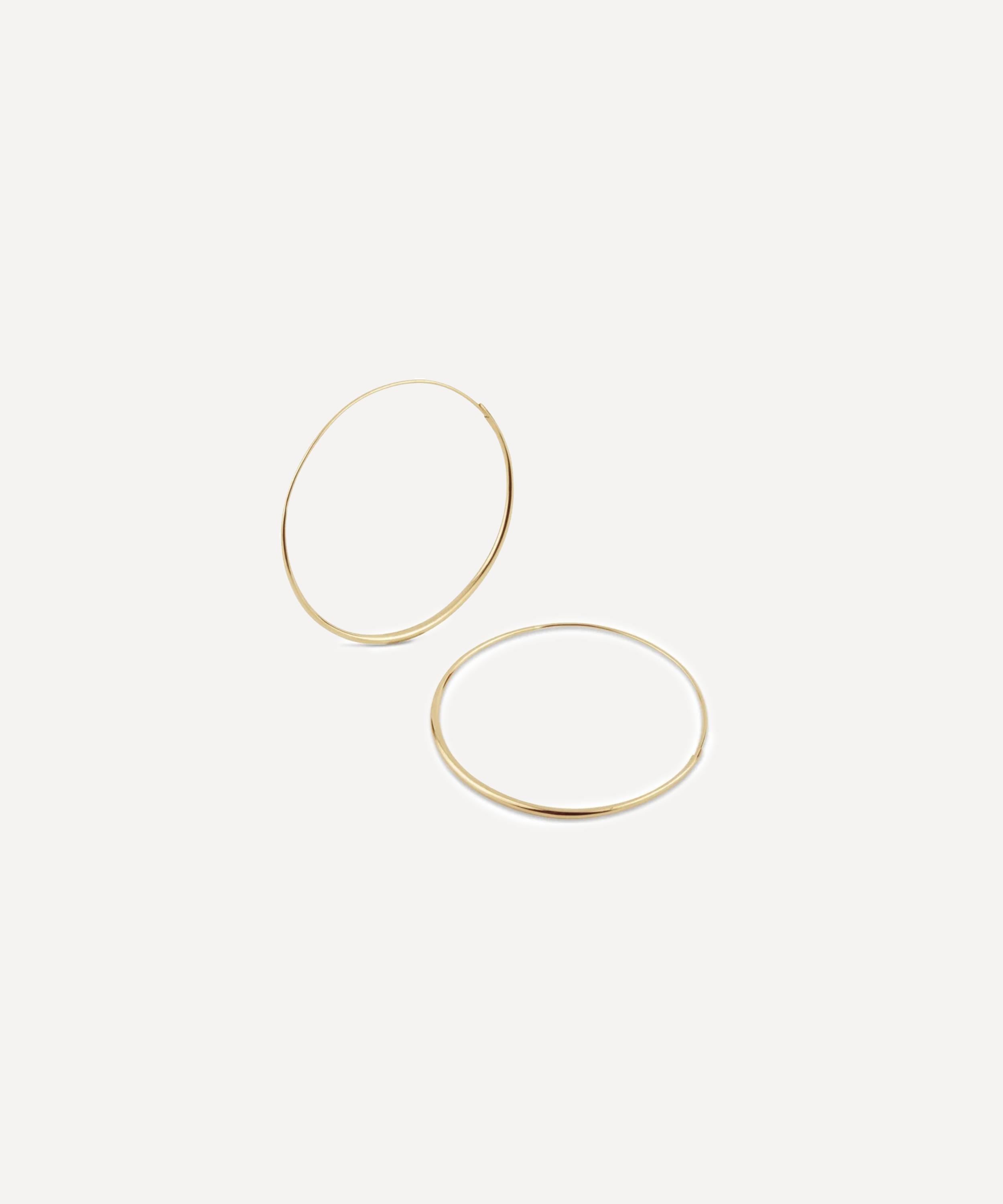 Dinny Hall - 9ct Gold Queenie Hoop Earrings