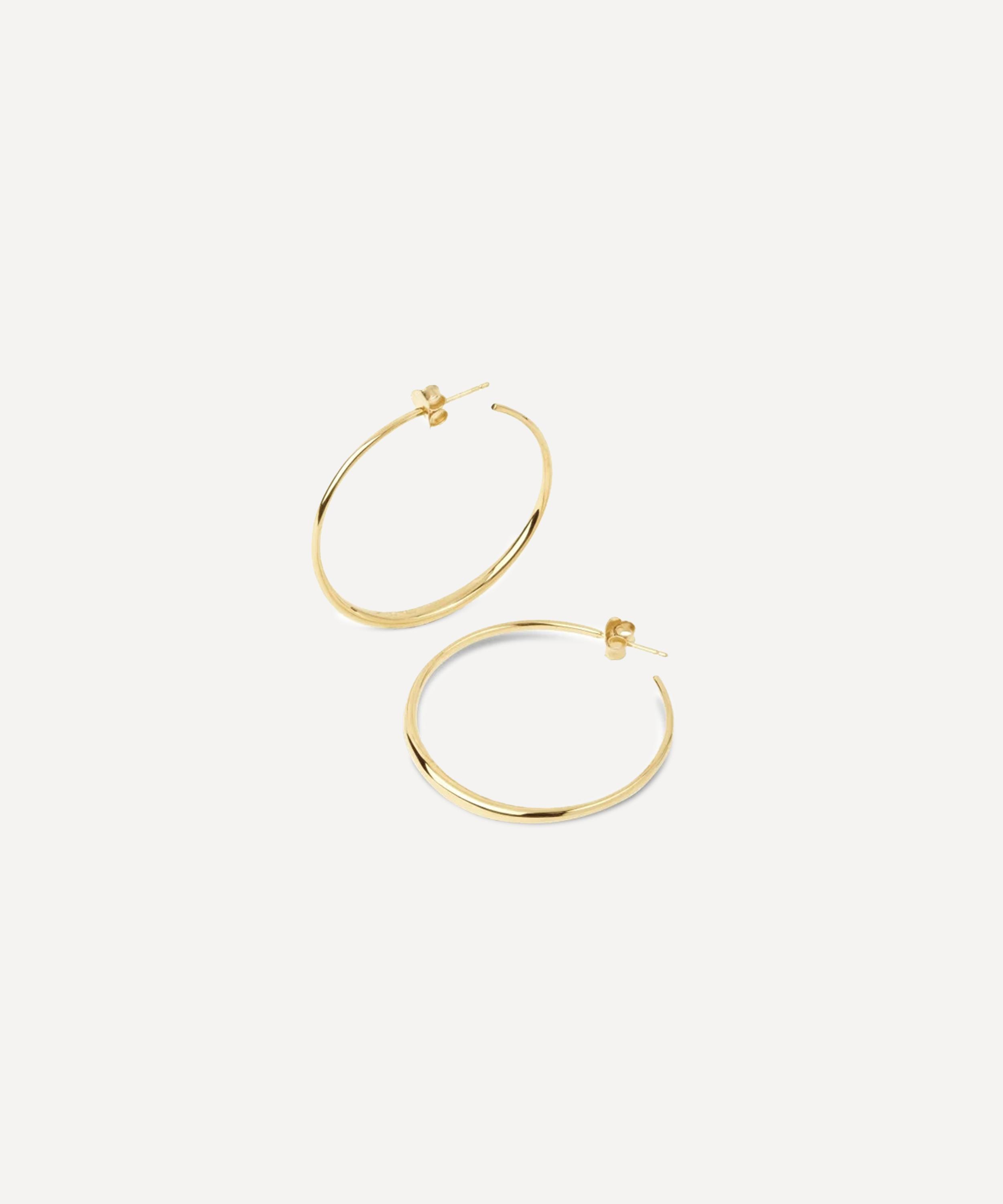 Dinny Hall - 9ct Gold Signature Medium Hoop Earrings