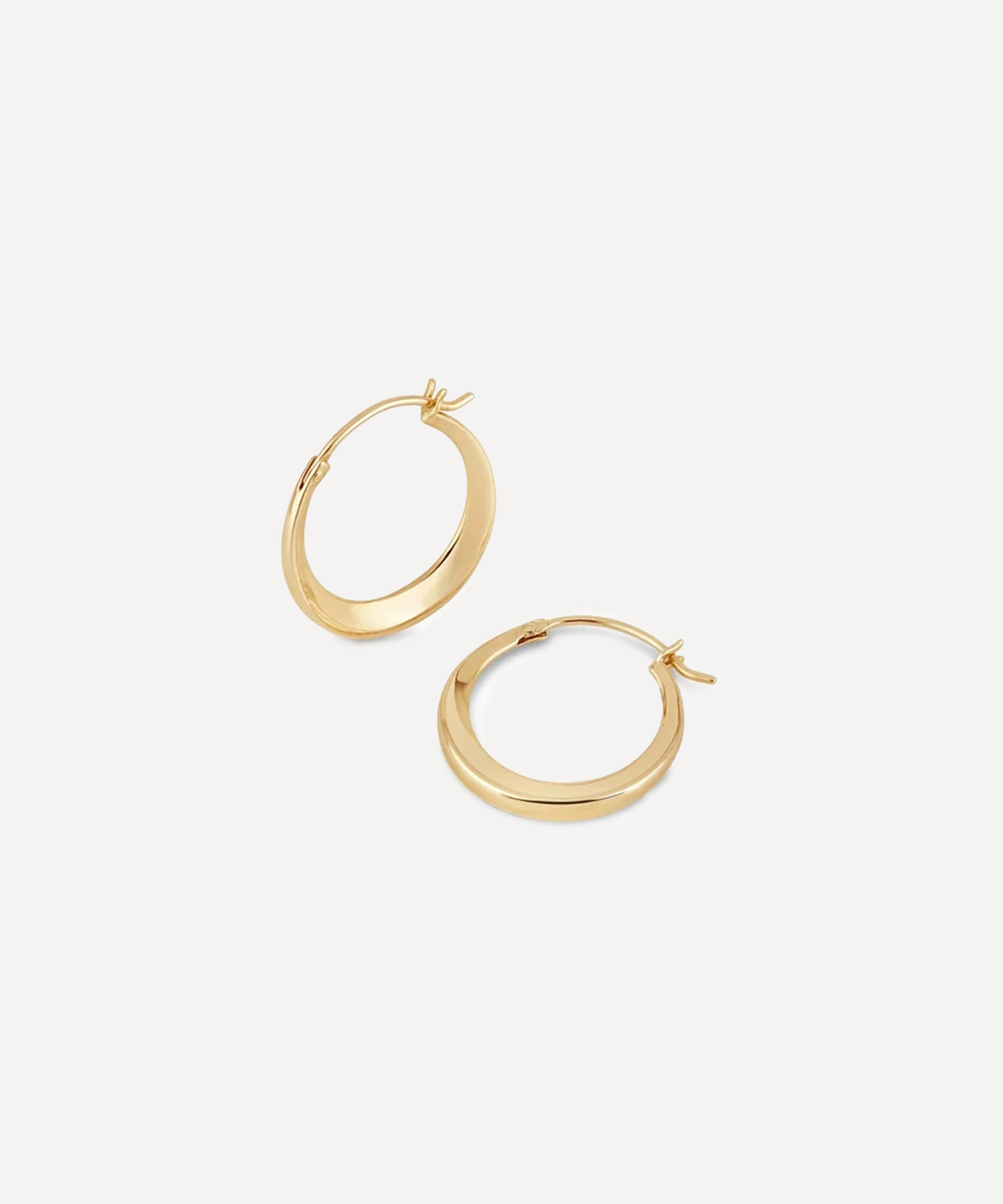Dinny Hall - 9ct Gold Signature Rhea Click Hoop Earrings