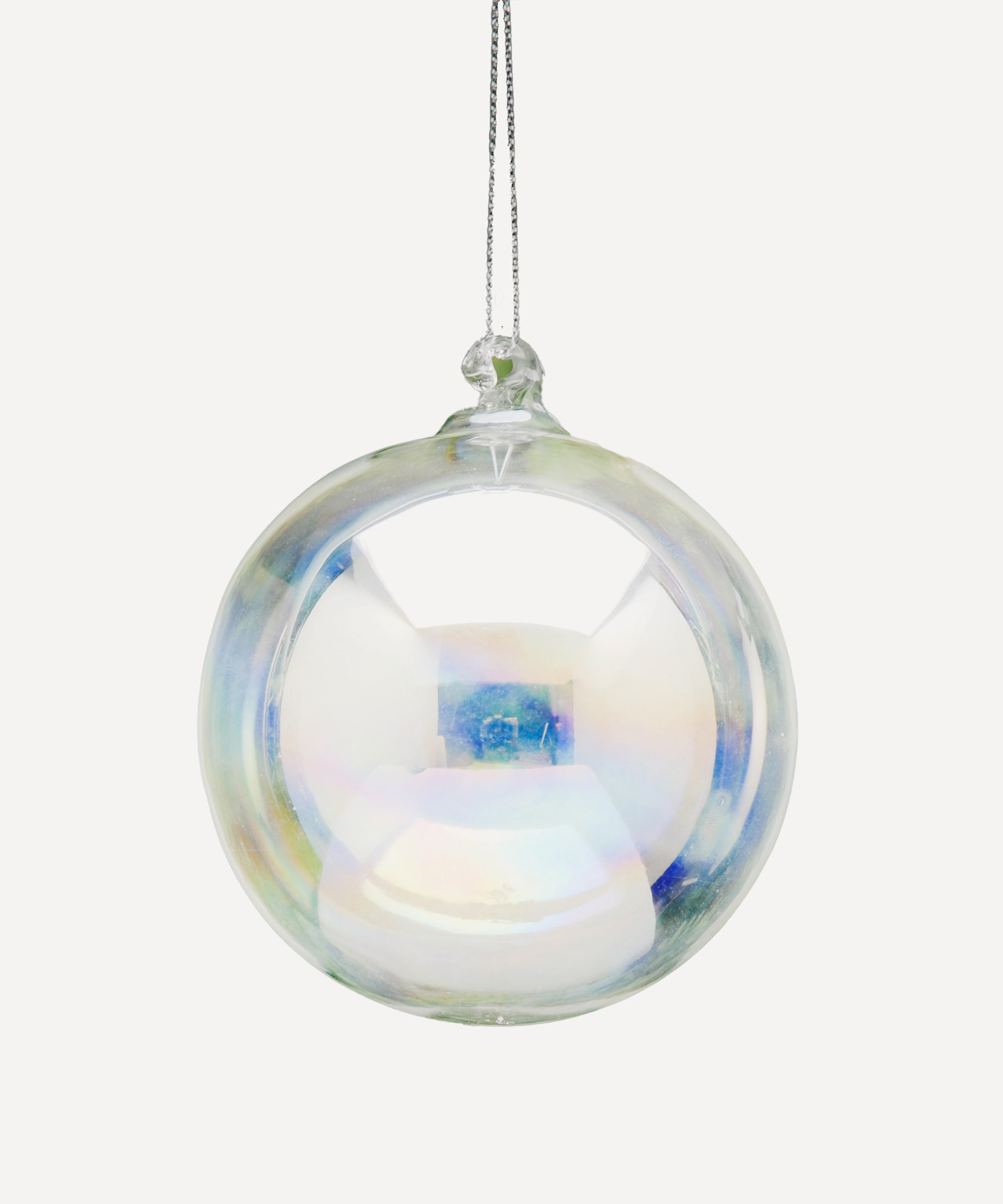 Christmas - Glass Iridescent Bauble image number 0