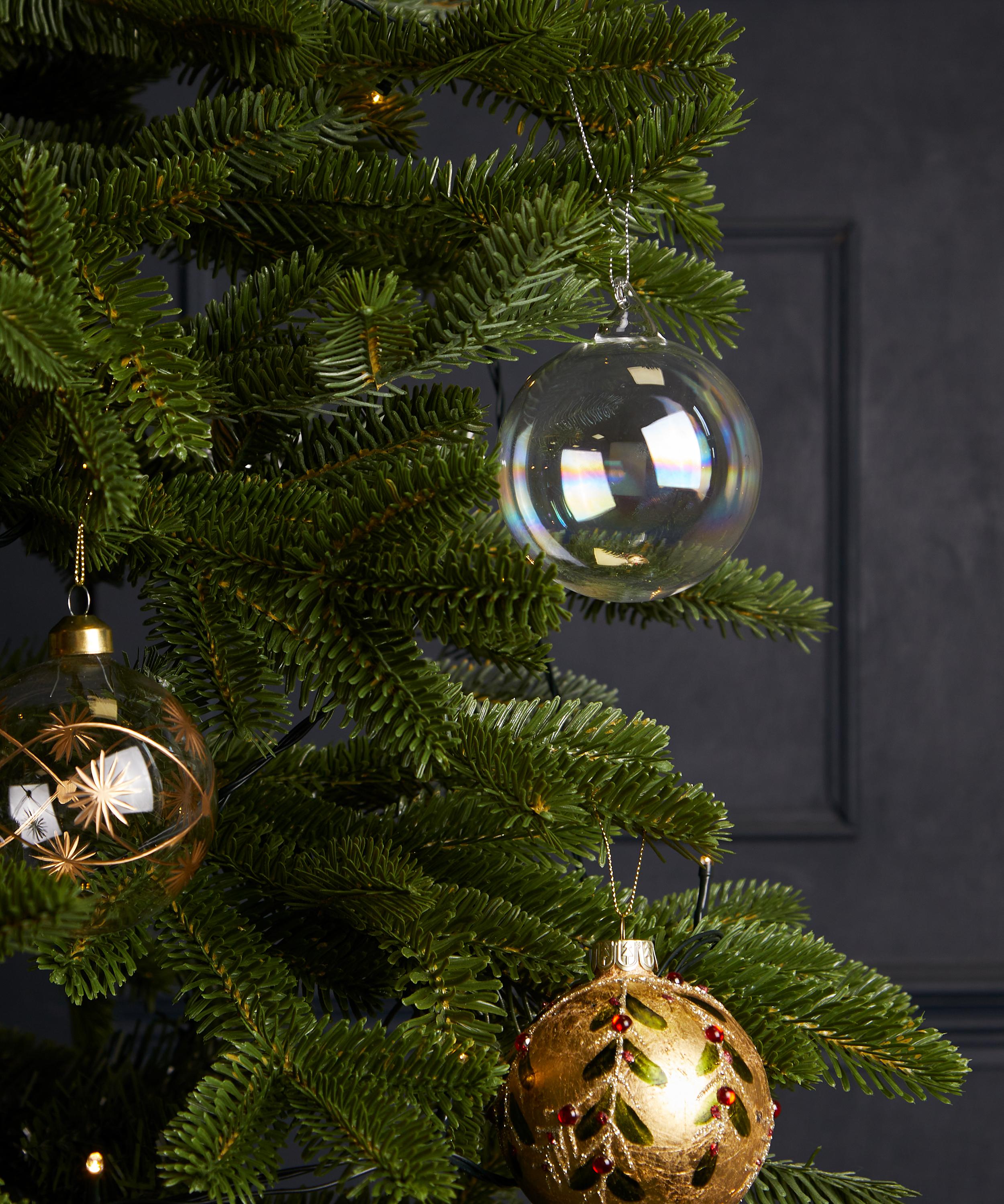 Christmas - Glass Iridescent Bauble image number 1