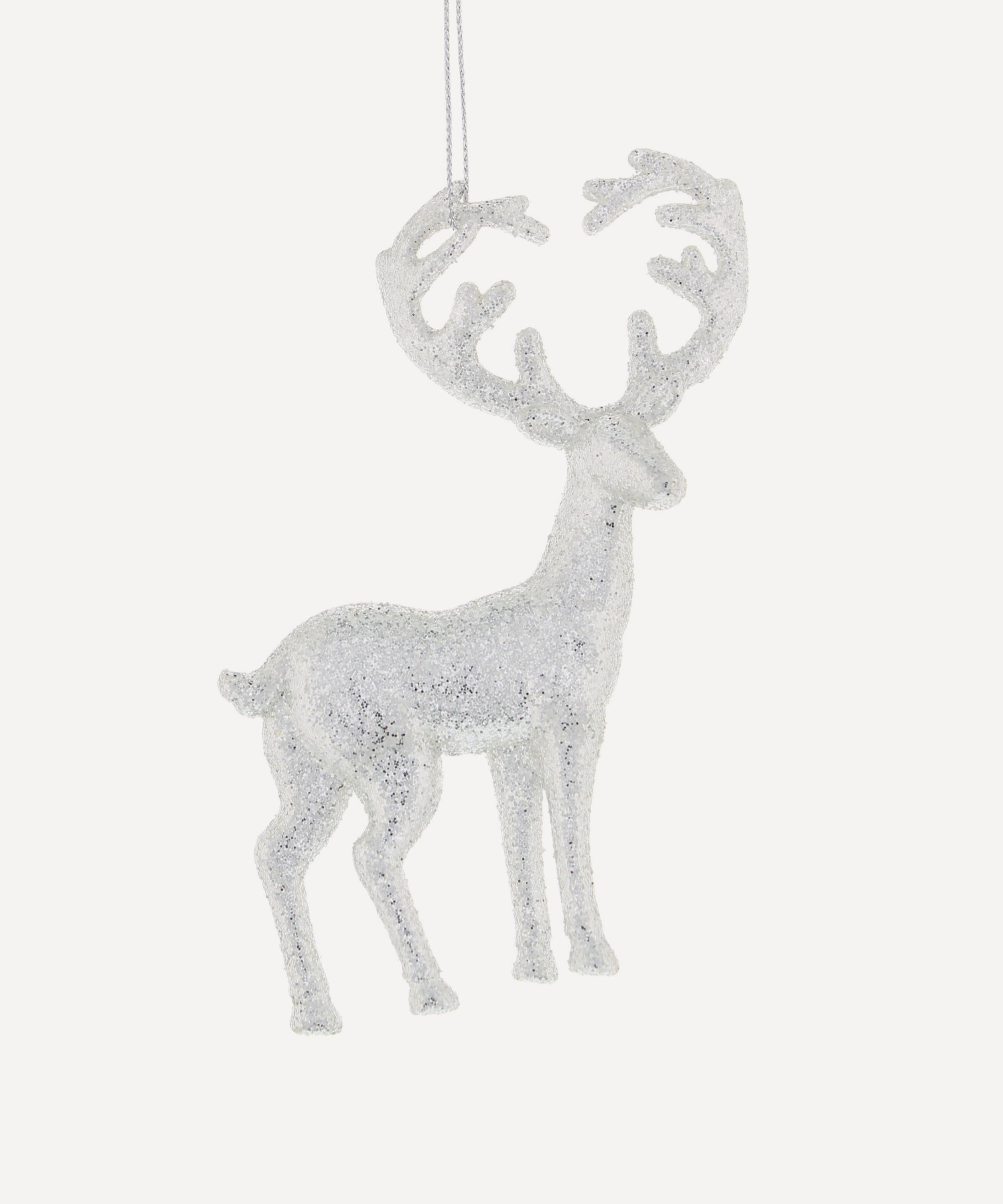 Christmas - Acrylic Glitter Stag Ornament image number 0