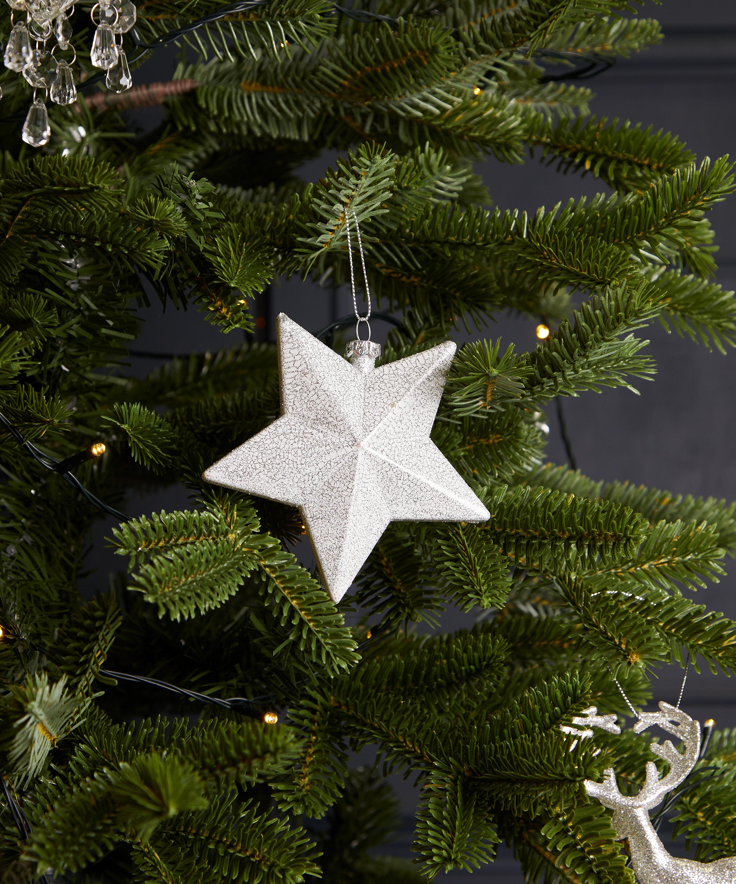 Christmas - White Star Hanging Decoration image number 1