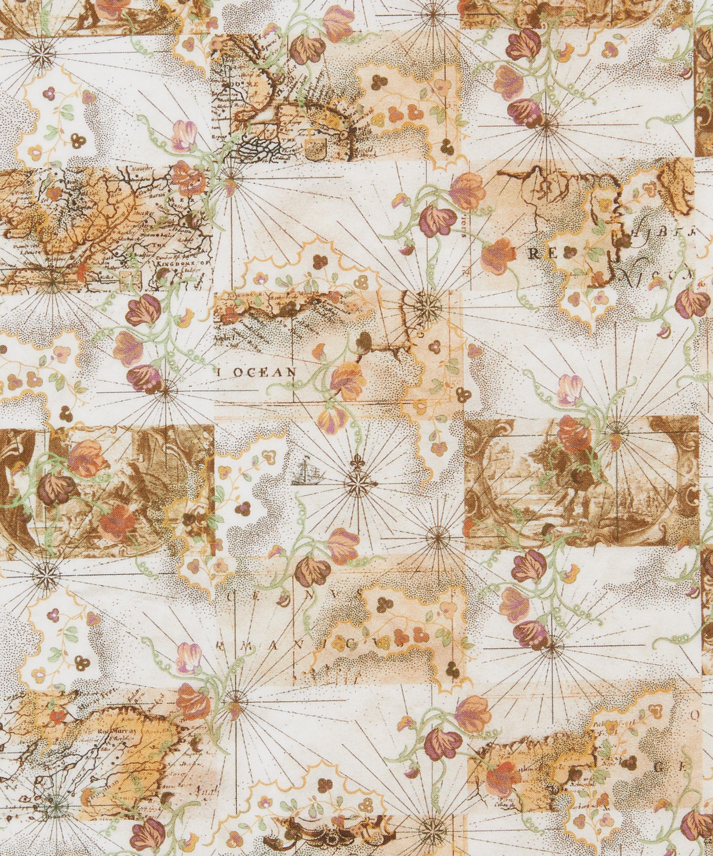 Liberty Fabrics - Honeymoon Map Tana Lawn&trade; Cotton