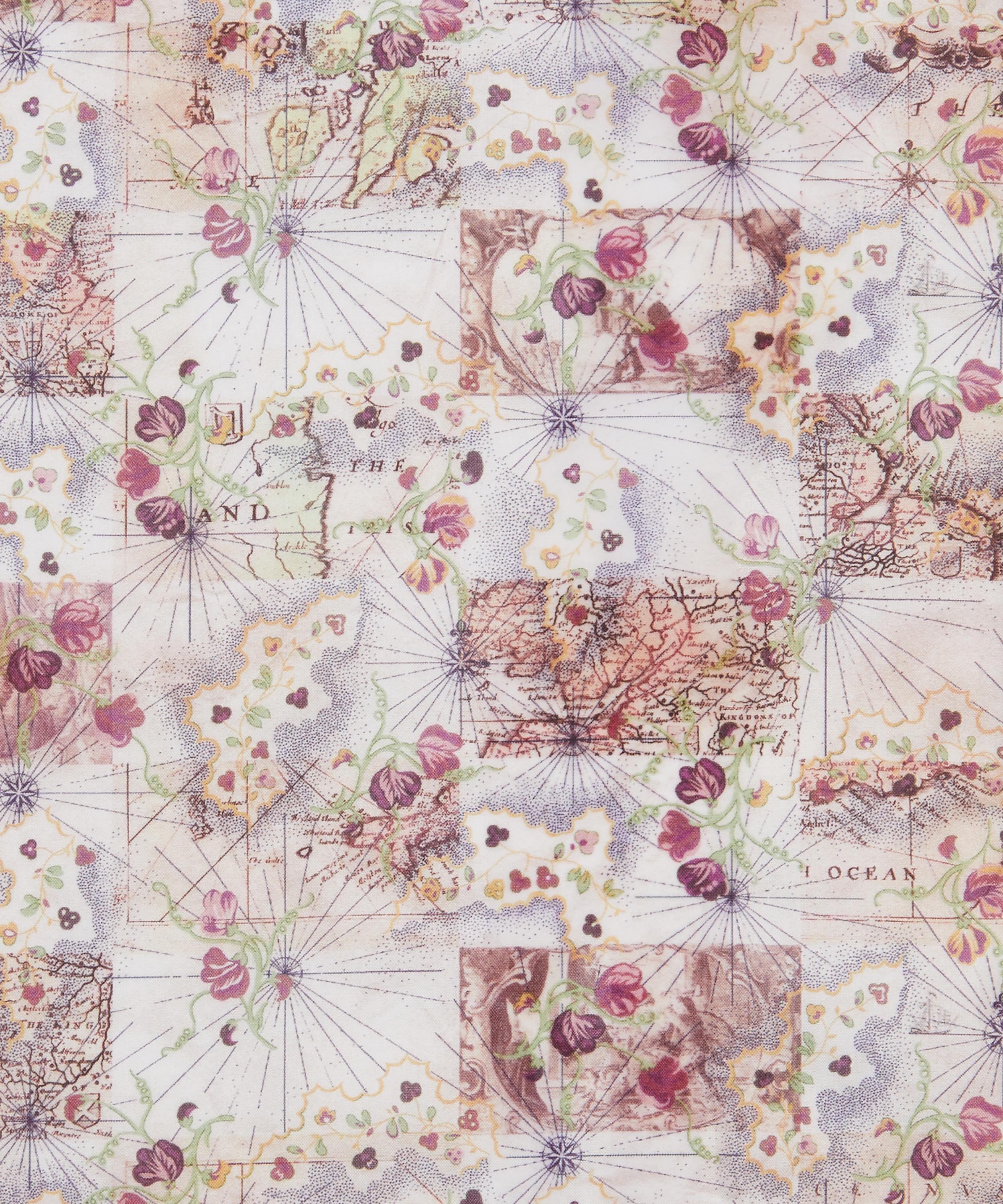 Liberty Fabrics - Honeymoon Map Tana Lawn&trade; Cotton