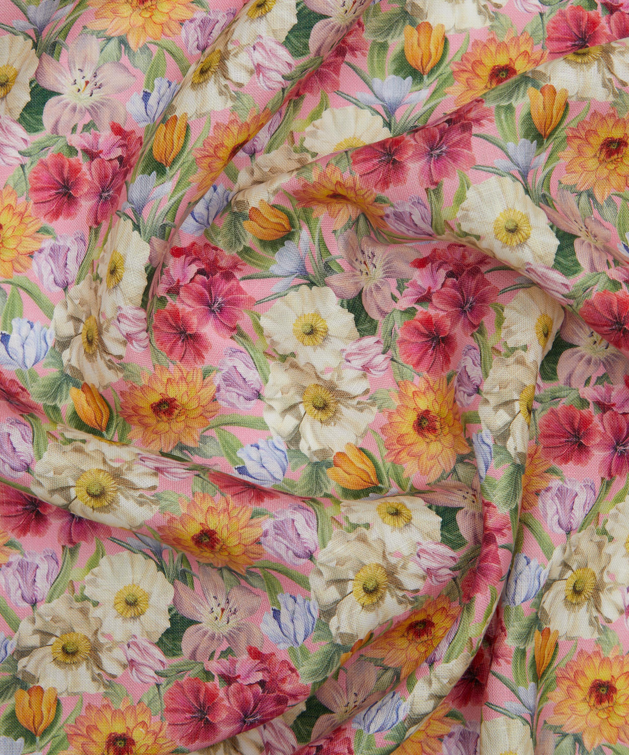Liberty Fabrics - Melody Blooms Sycamore Linen image number 3