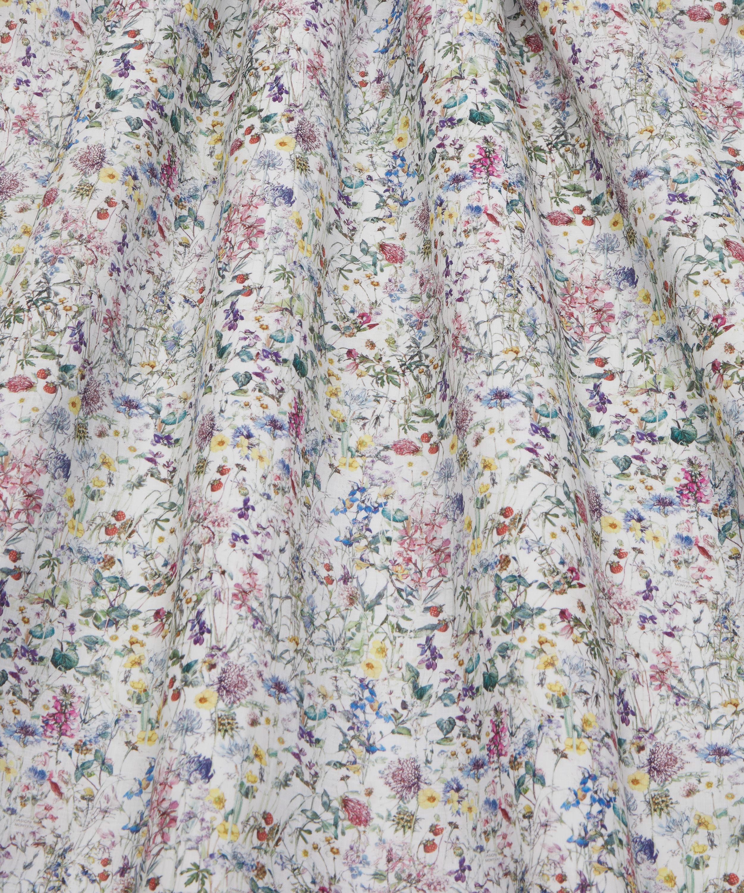 Liberty Fabrics - Wild Flowers Sycamore Linen image number 2
