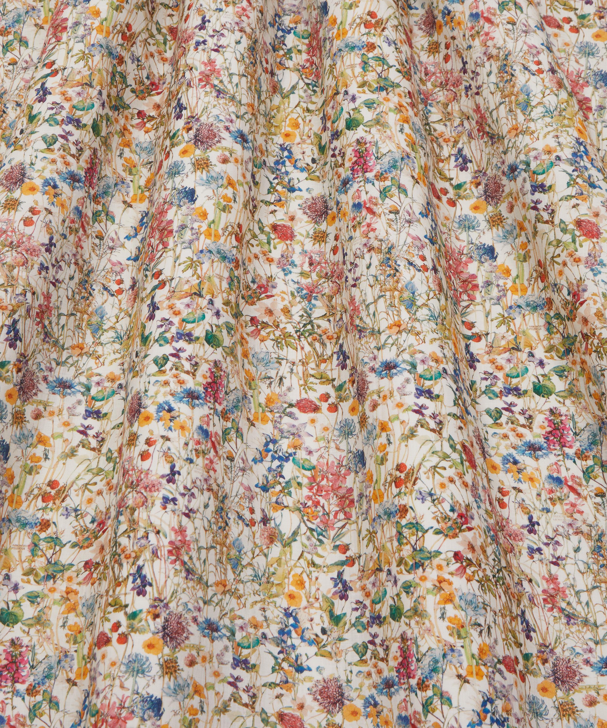 Liberty Fabrics - Wild Flowers Sycamore Linen image number 2