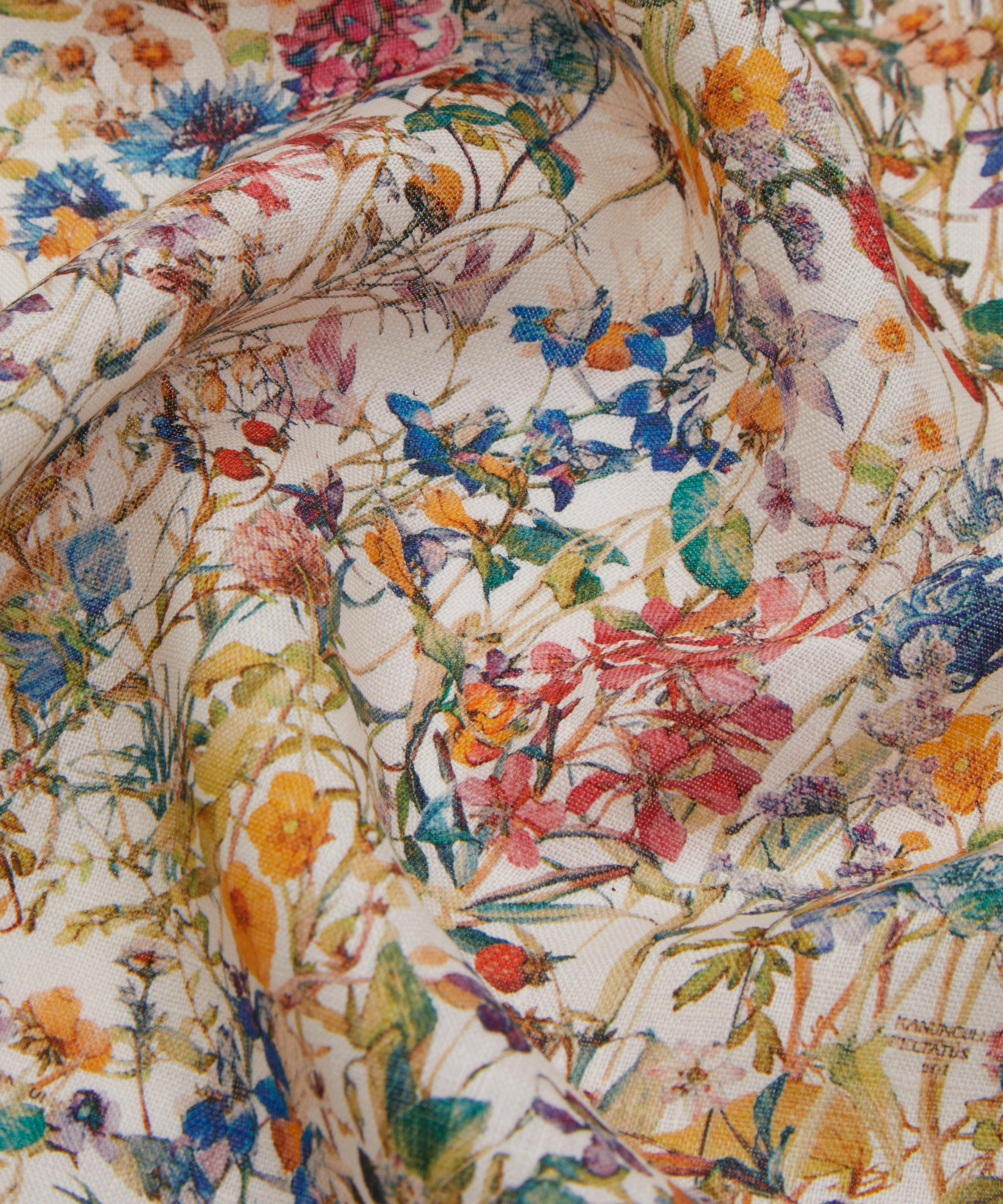 Liberty Fabrics - Wild Flowers Sycamore Linen image number 3