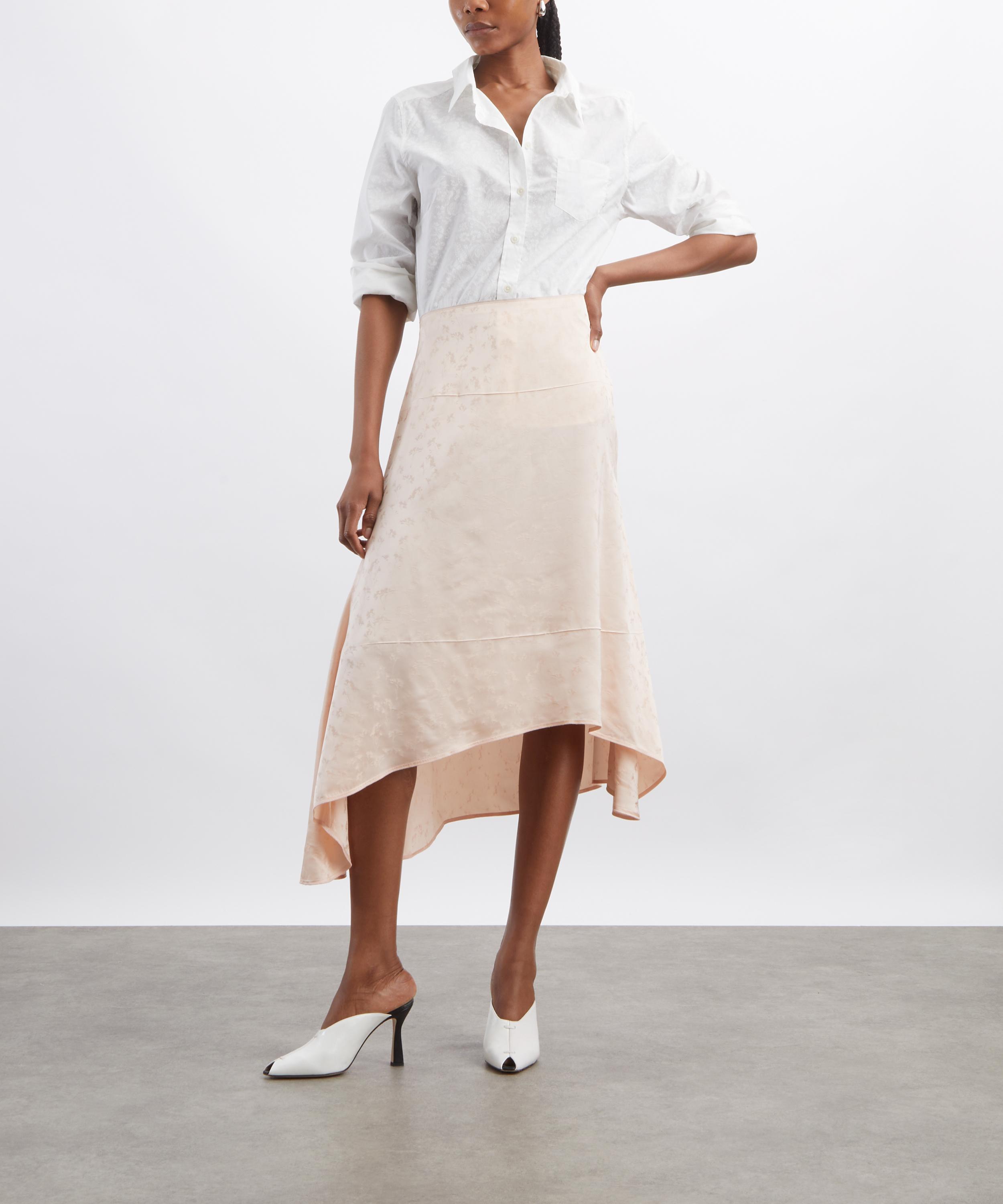 Victoria Beckham - Blossom Asymmetric Midi Skirt image number 1