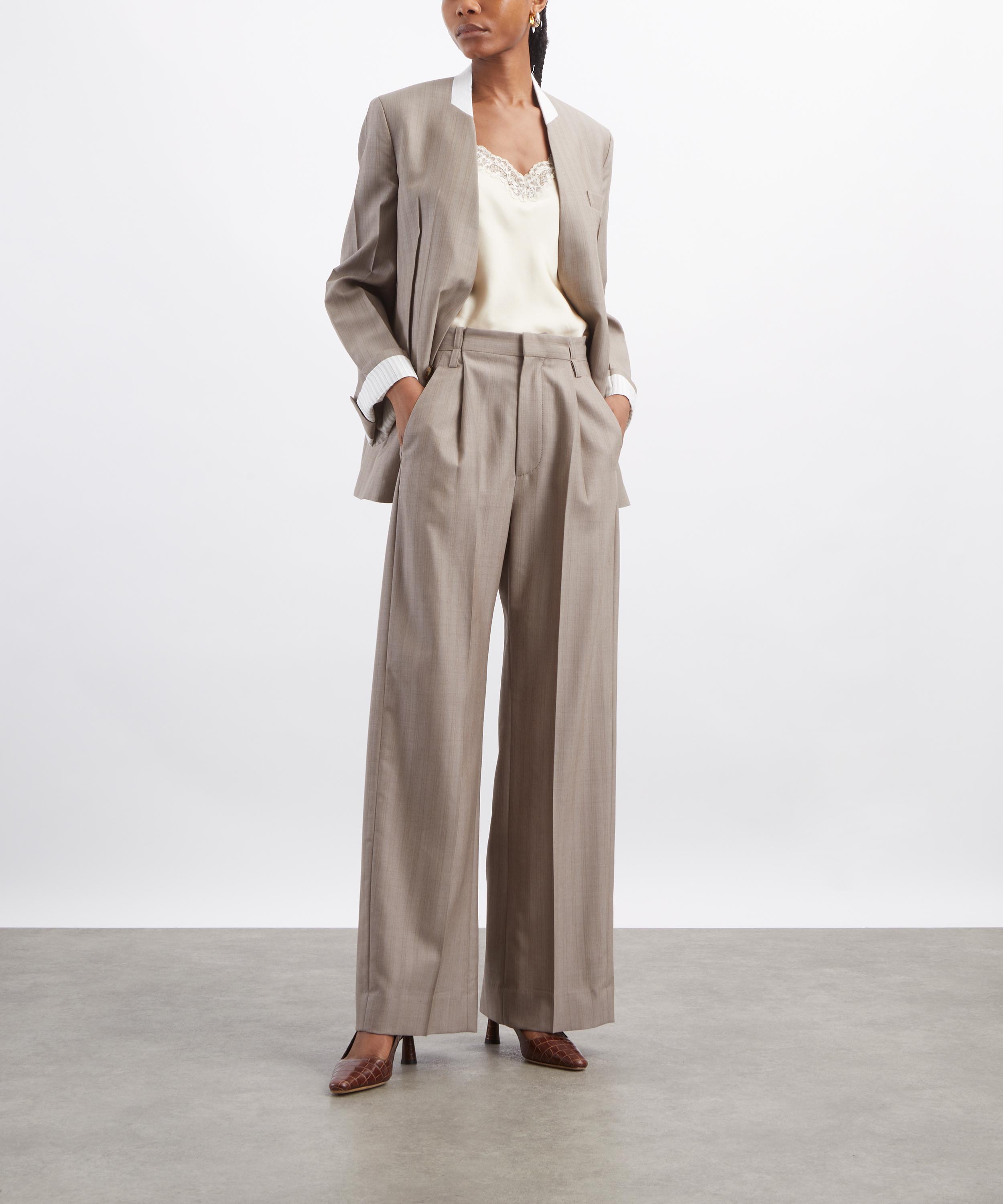 Victoria Beckham - Pleated Waist Trousers image number 1